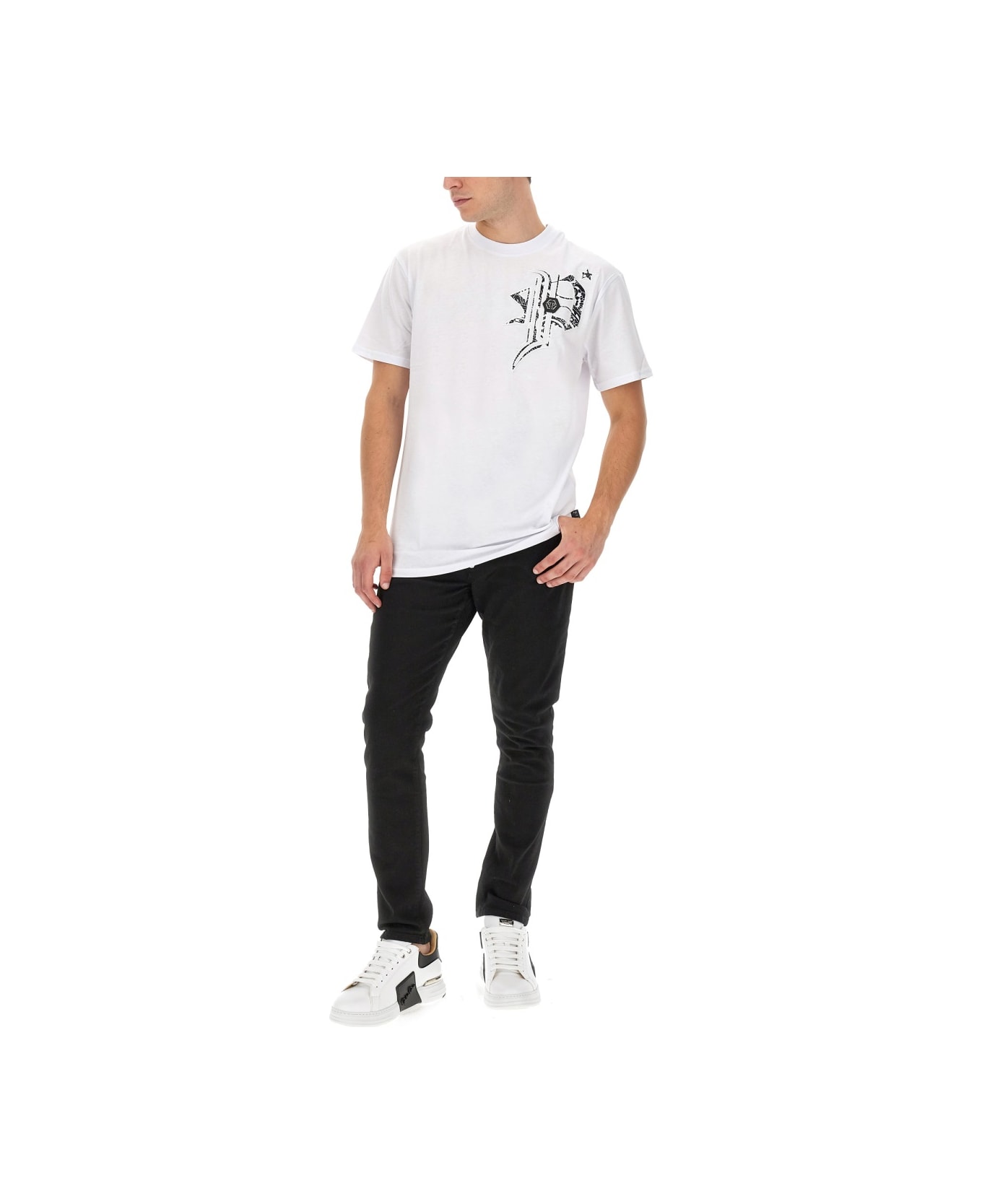Philipp Plein T-shirt With Logo - WHITE シャツ