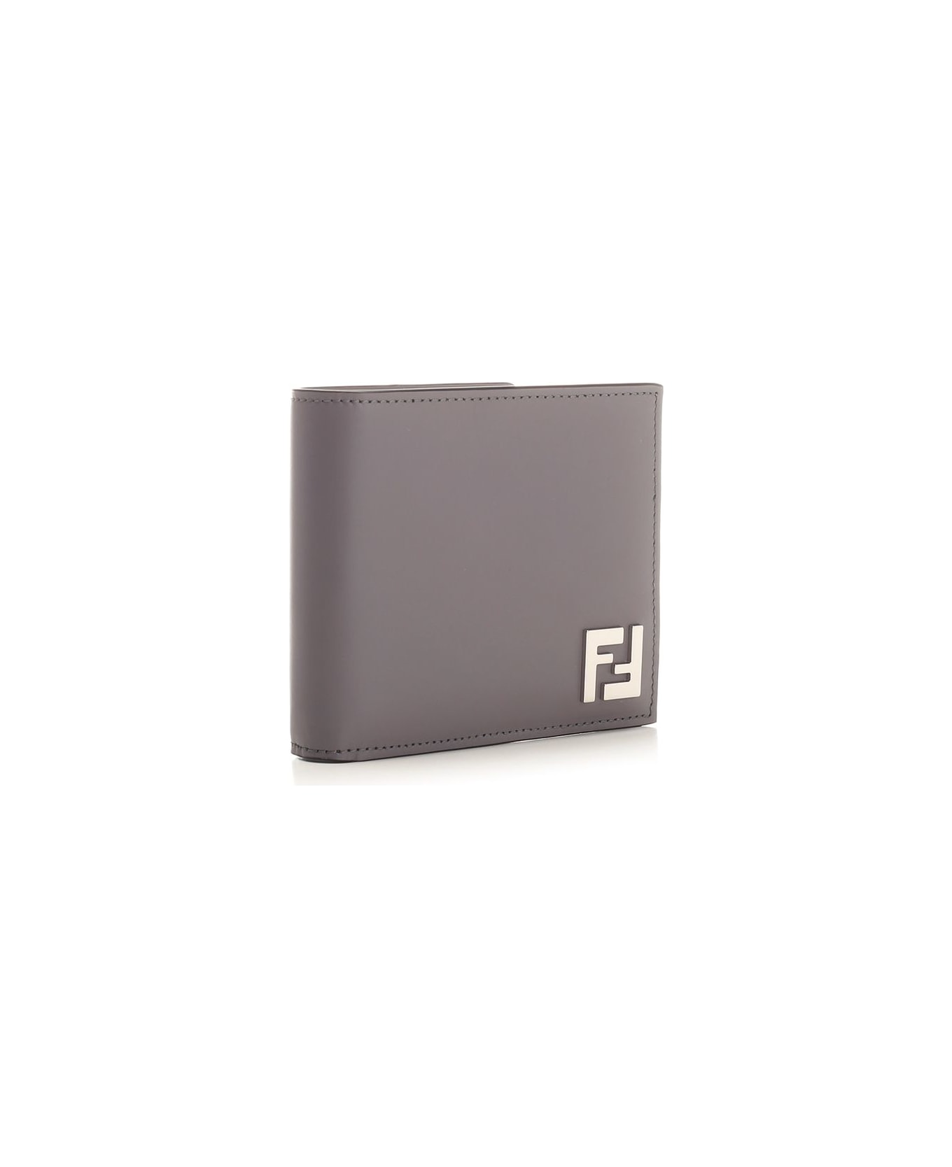 Fendi Bifold Ff Wallet - Grey