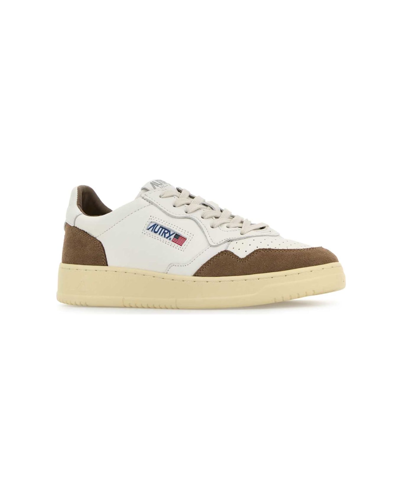 Autry Two-tone Leather Medalist Sneakers - GS43