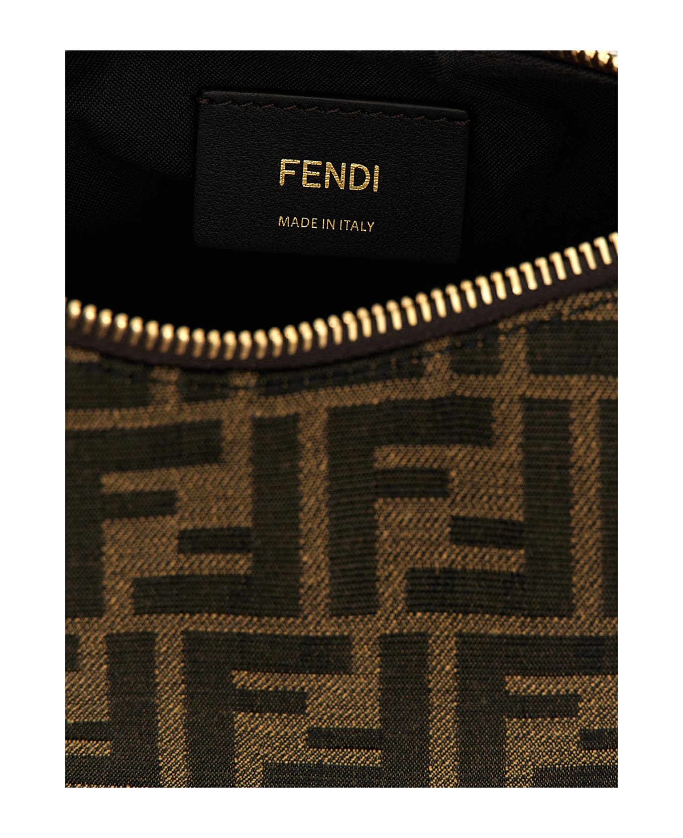 Fendi 'fendigraphy Mini' Handbag - Brown
