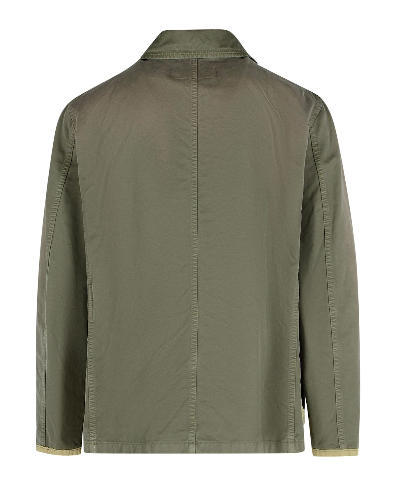 Fay Green Cotton Jacket - Green