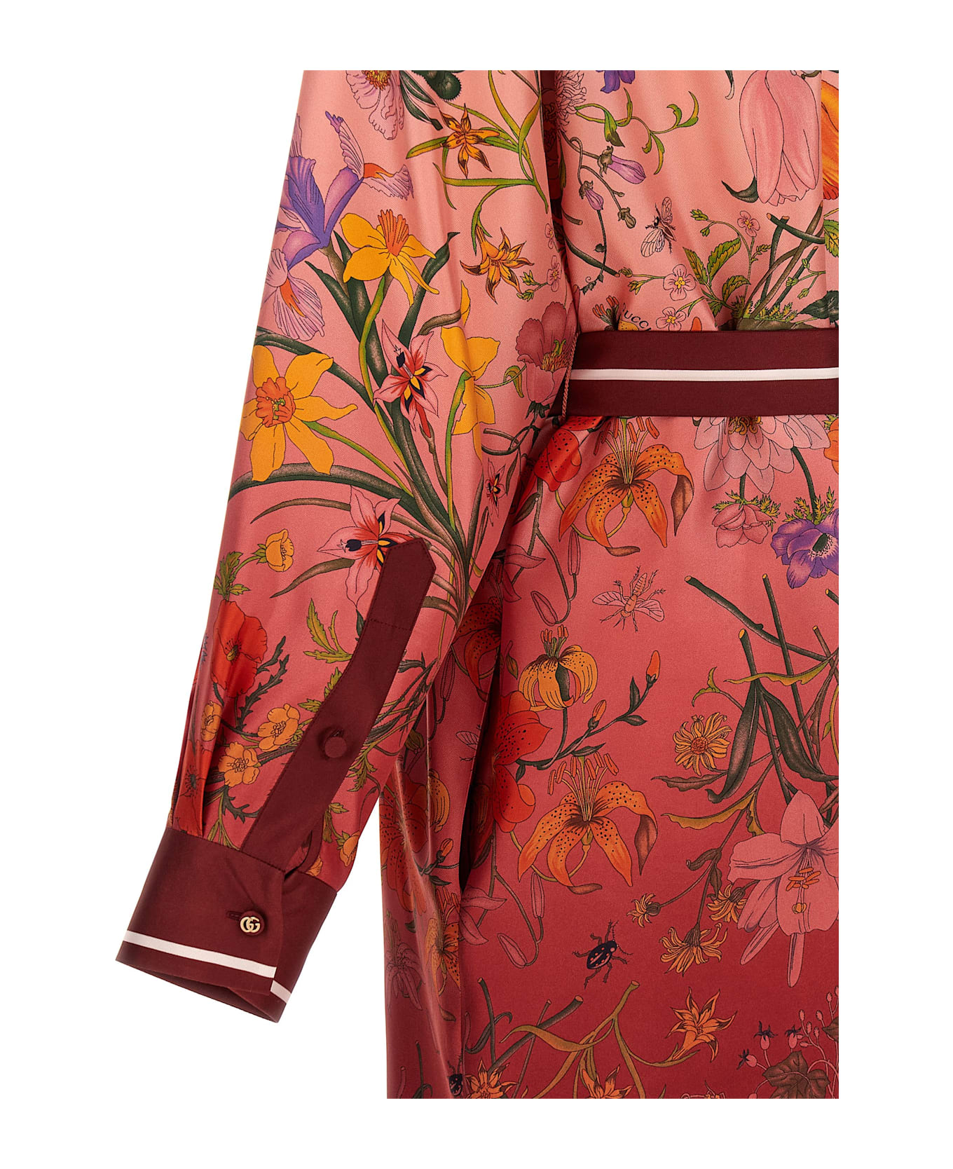 Gucci 'gucci Flora' Print Dress - Multicolor