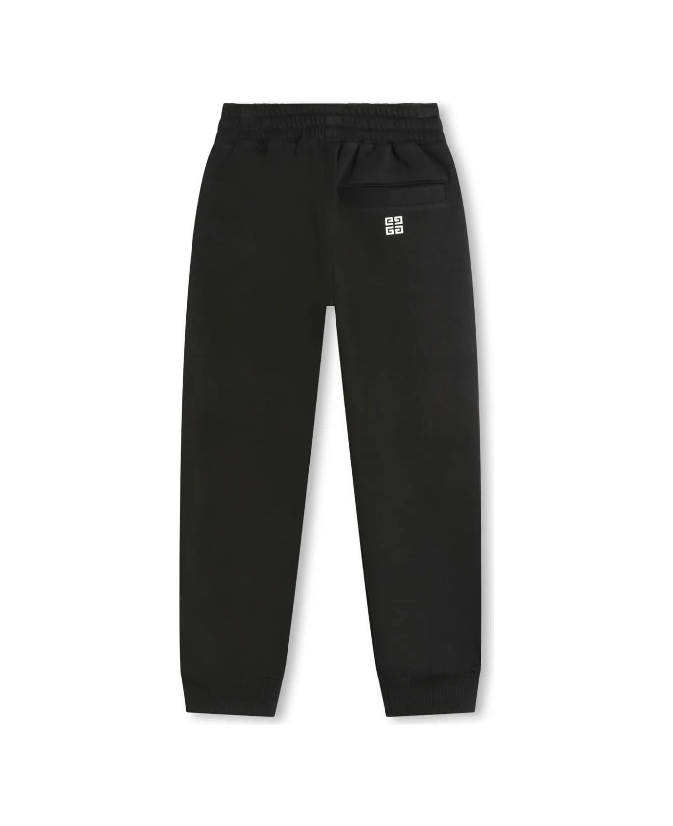 Givenchy Black Joggers With Arched Logo - Nero