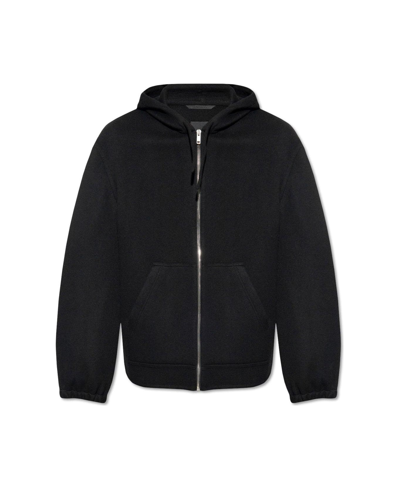 Givenchy Zip-up Hooded Jacket - Black