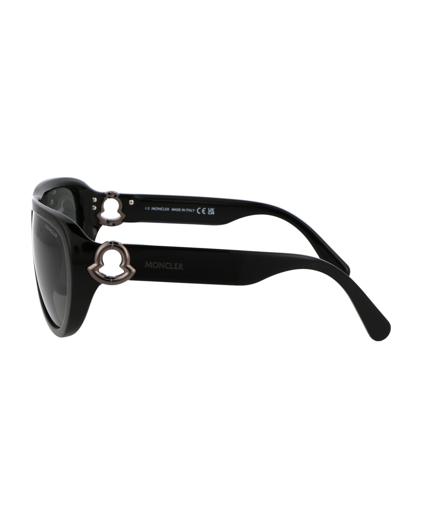 Moncler Eyewear Ml0246 Sunglasses - 01A BLACK サングラス