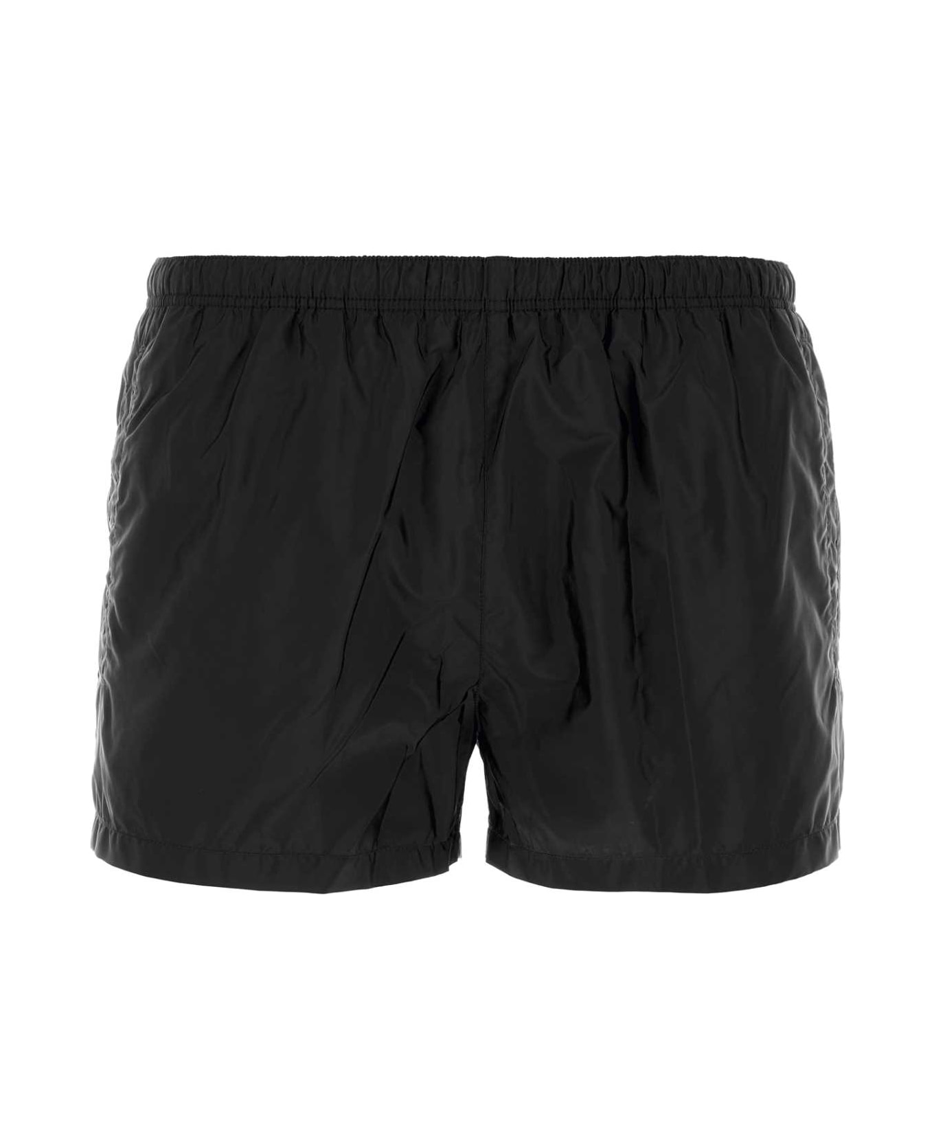 Prada Black Re-nylon Swimming Shorts - NERO