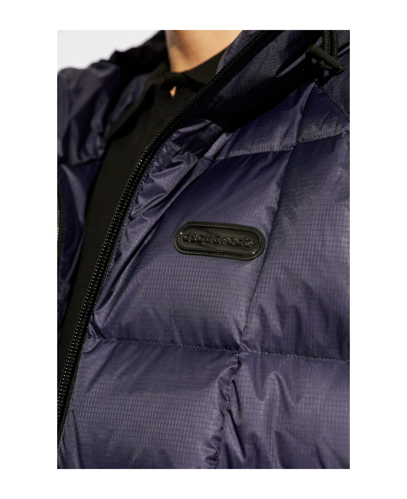 Dsquared2 Hooded Down Jacket - Blue