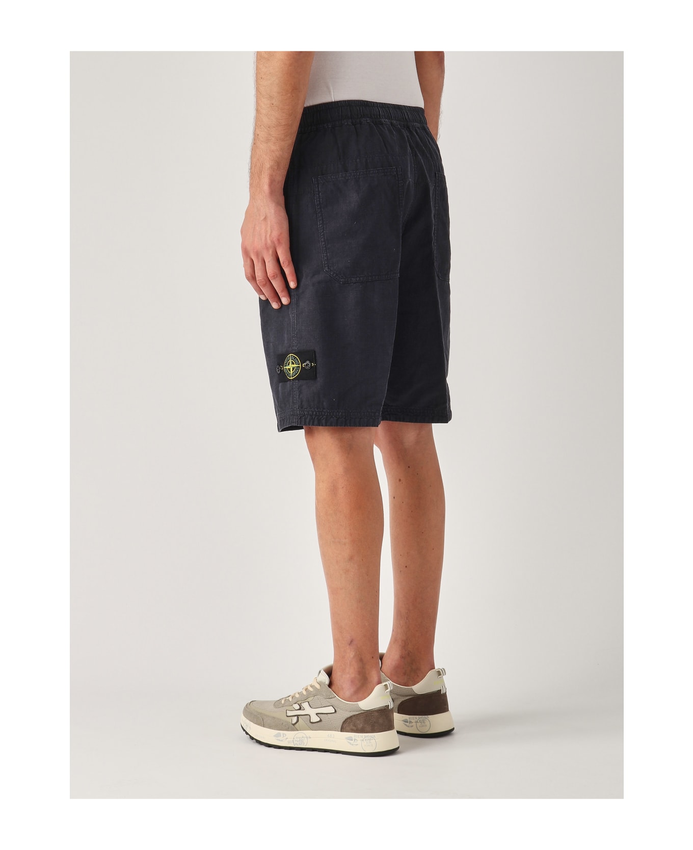 Stone Island Bermuda Confort Shorts - NAVY