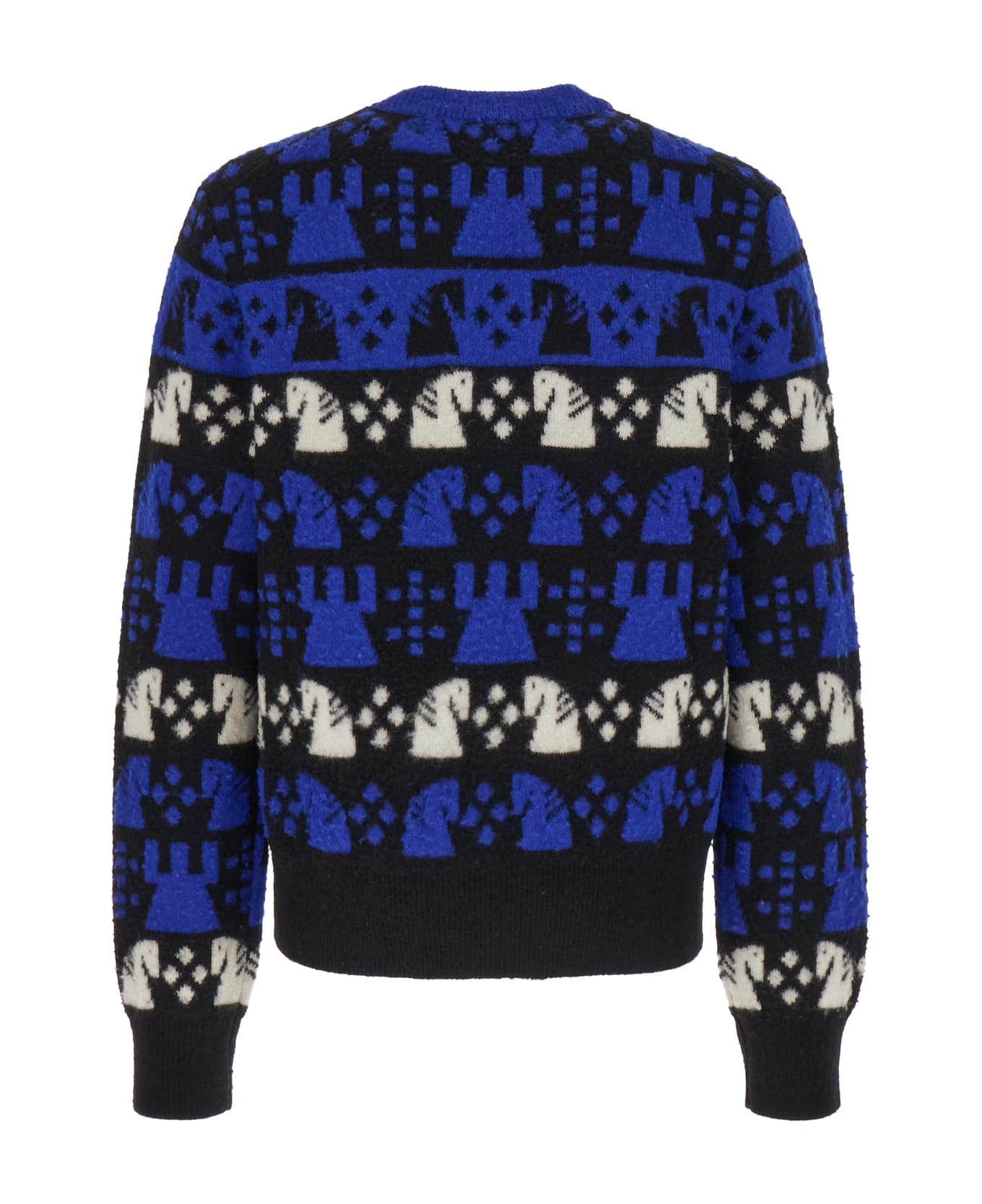 Burberry Embroidered Wool Blend Sweater - KNIGHT IP PATTERN