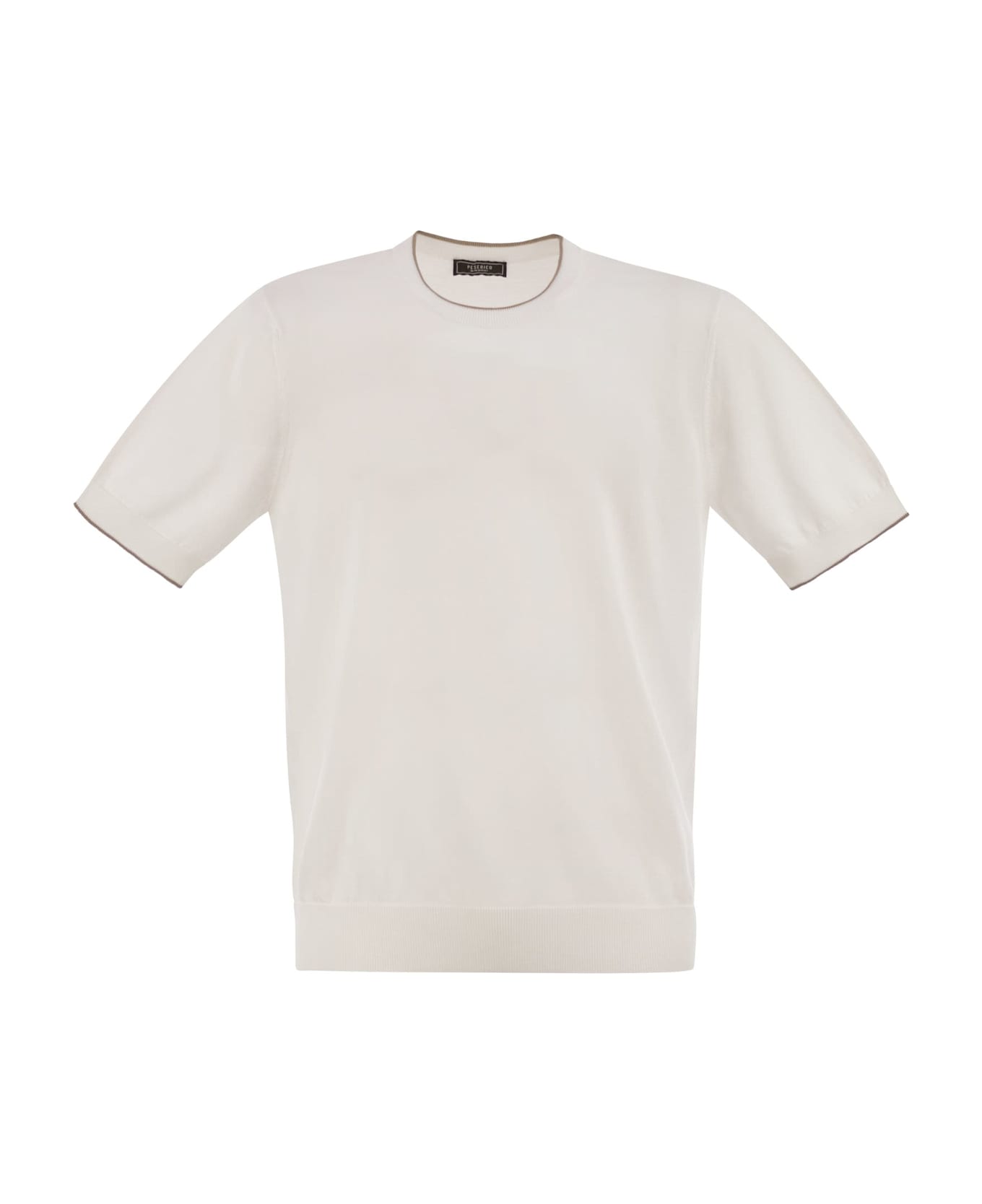 Tシャツ・カットソー PESERICO SS25 T-shirt in pure cotton yarn (R59003F14 H44) PESERICO SS25 T-shirt in pure cotton yarn (R59003F14 H44