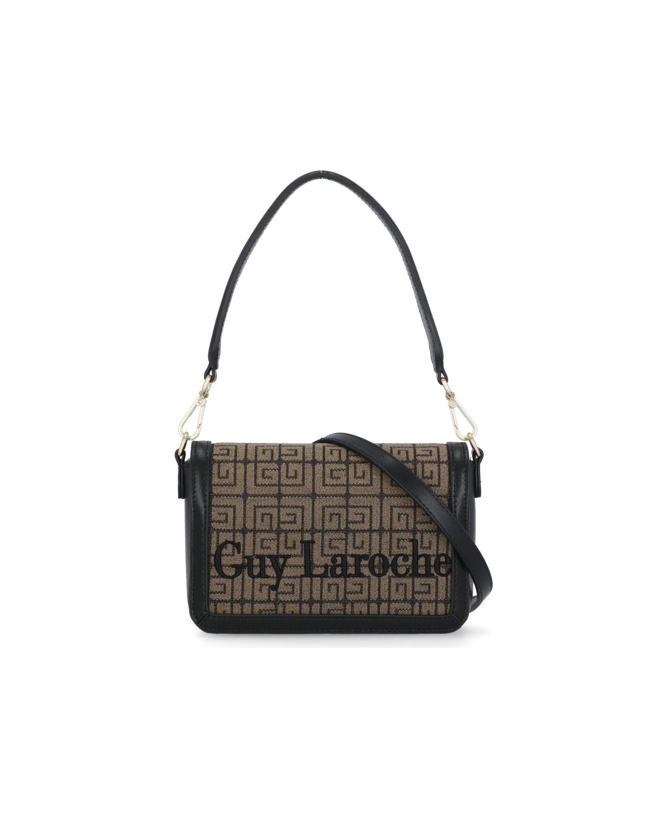 Guy Laroche women's bag with all-over logo Brown