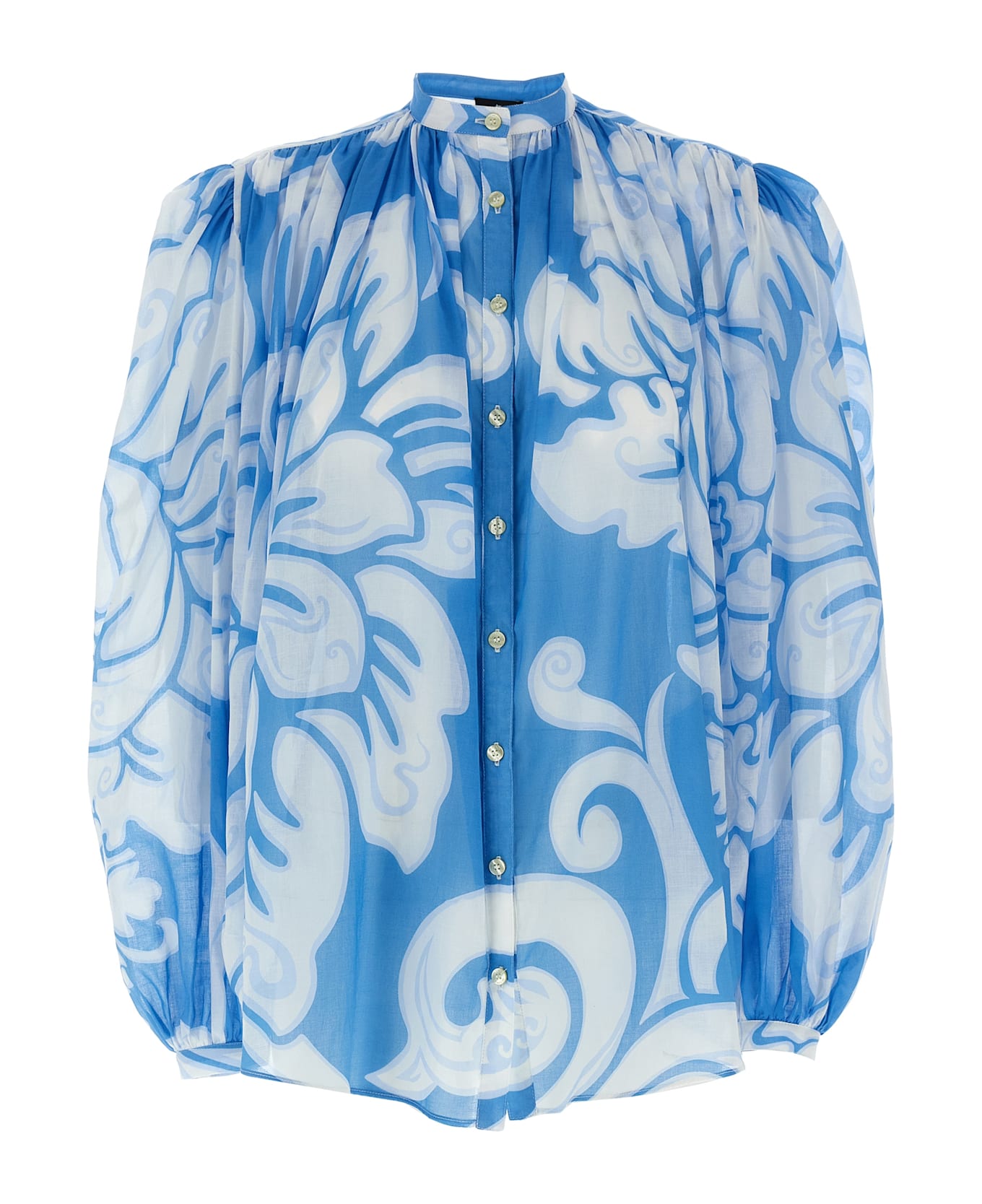 Etro Floral Shirt - Light Blue