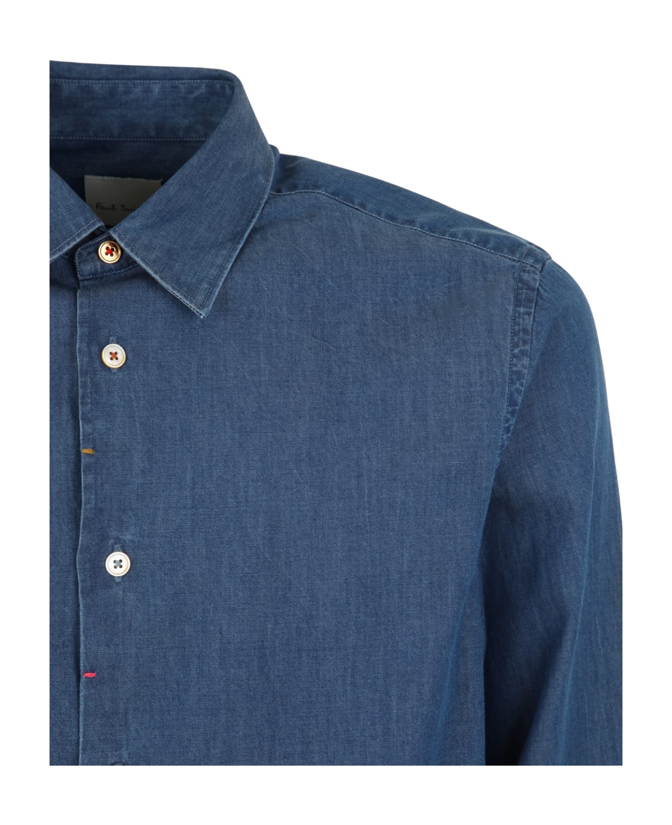 Paul Smith Mens Regular Fit Shirt - Blue シャツ