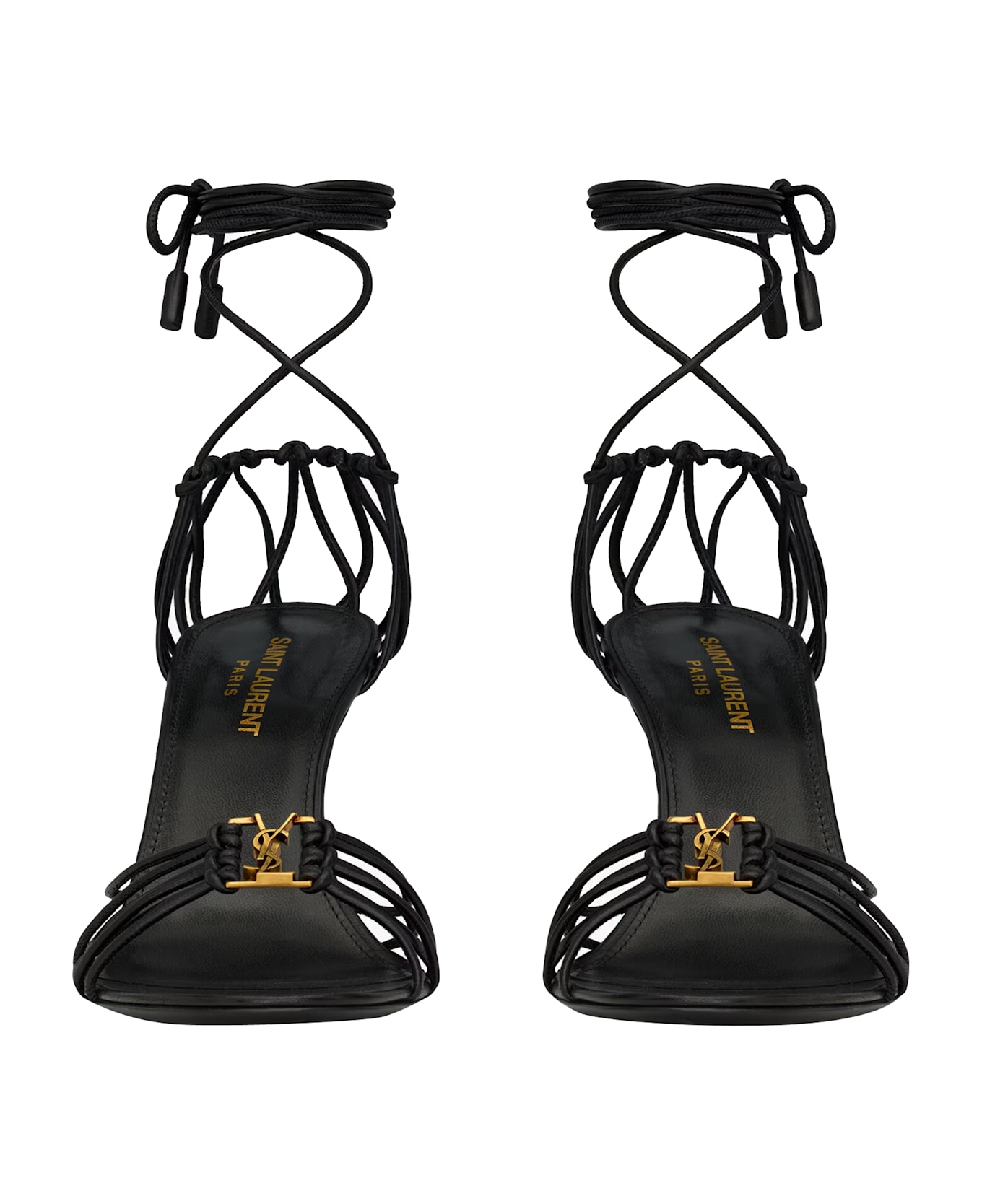 Saint Laurent Babylone Pump Sandals - Black