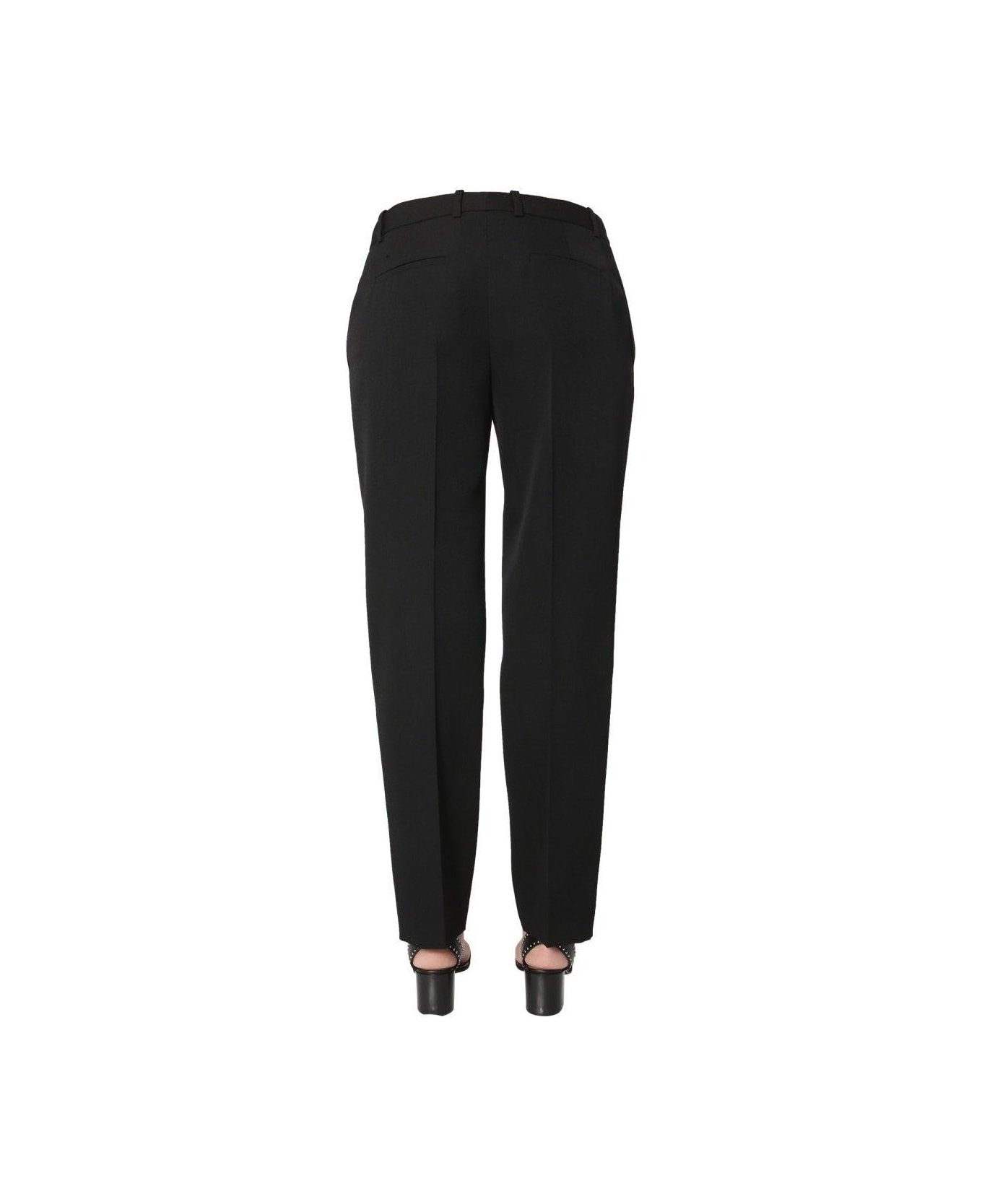 Givenchy Contrasting Trim Tuxedo Trousers - BLACK