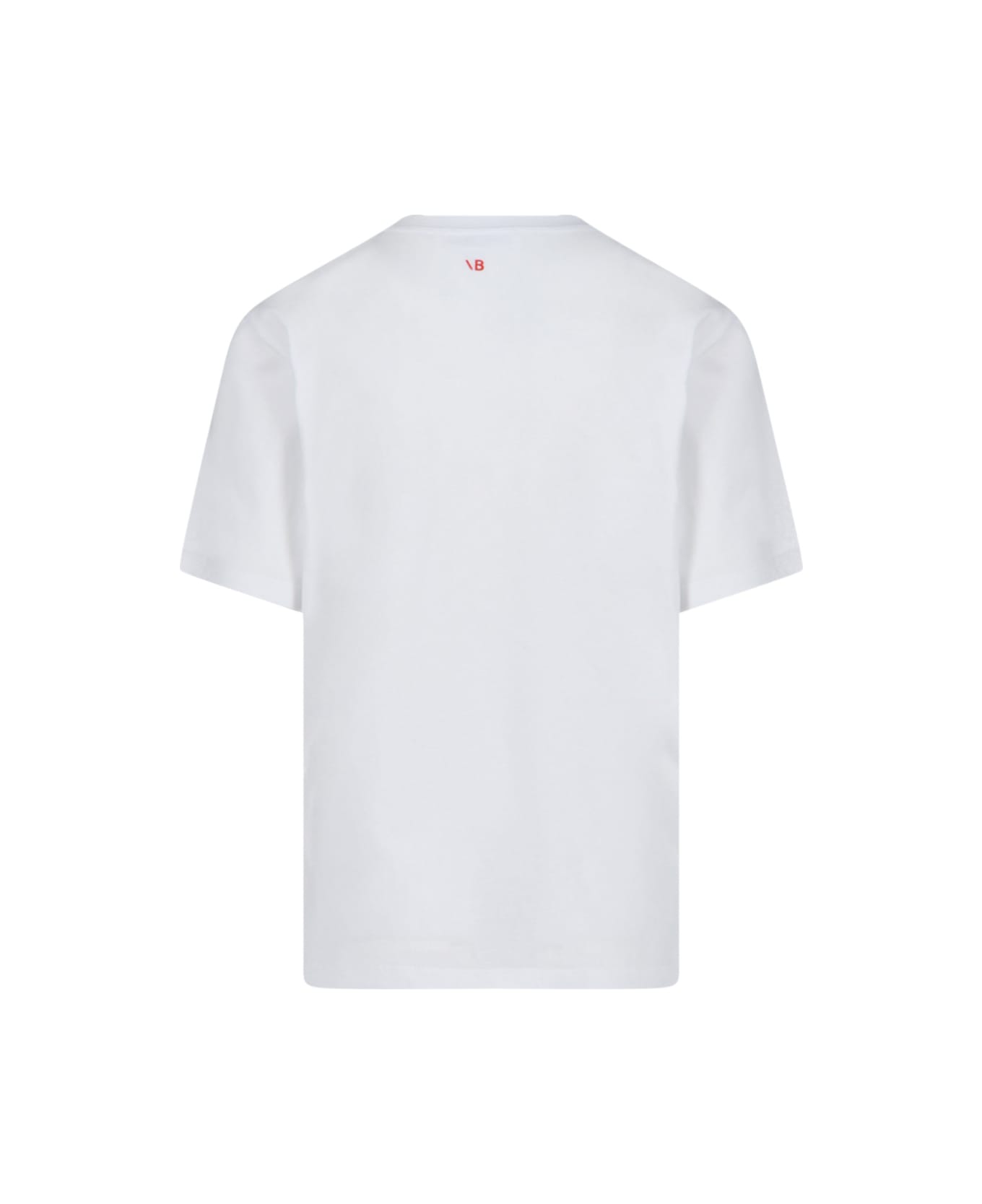 Victoria Beckham 
slogan
 T-shirt - White