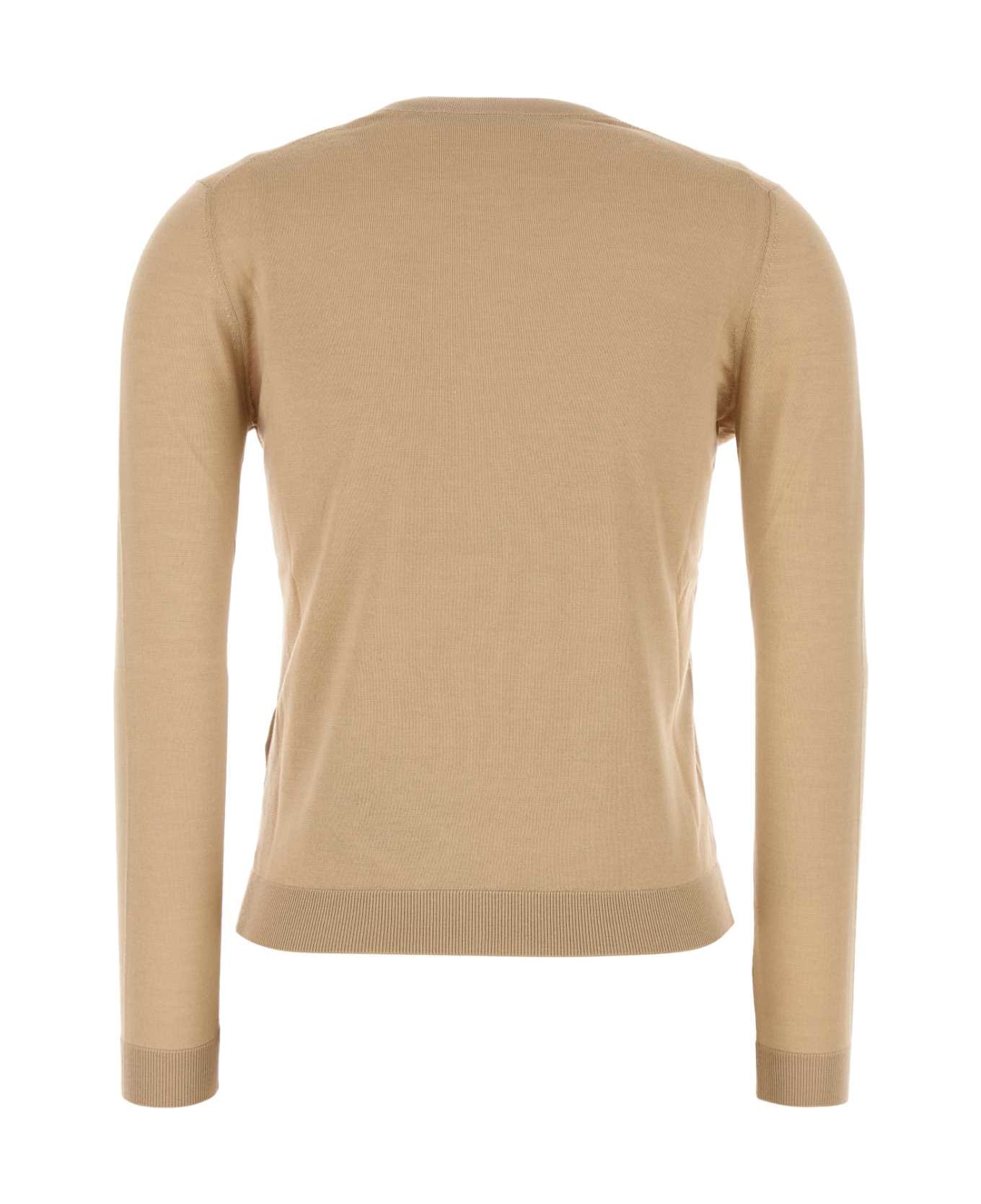 Gucci Beige Cashmere Blend Cardigan - BEIGE