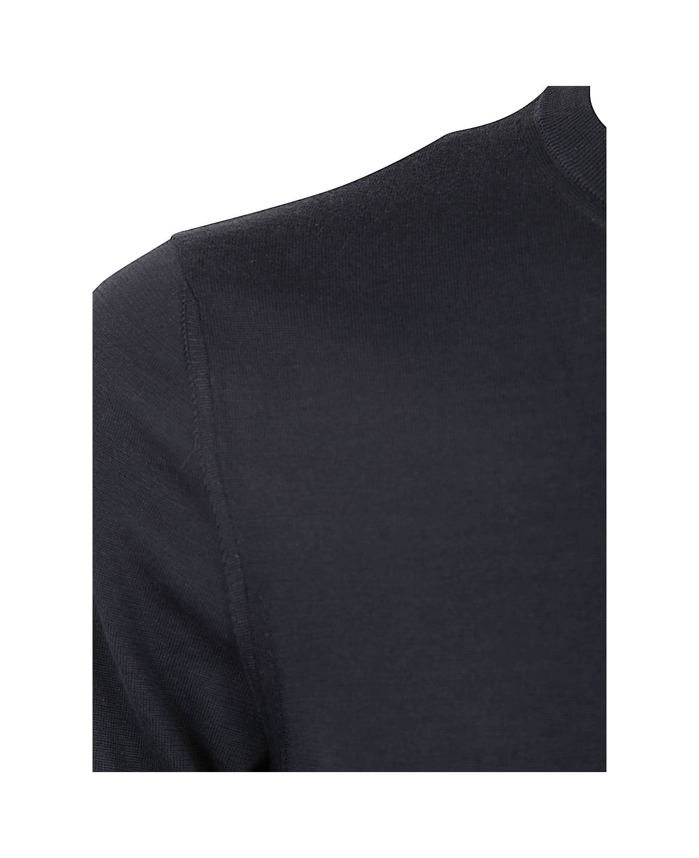 Drumohr 3/4 Sleeves Sweater - Blue シャツ