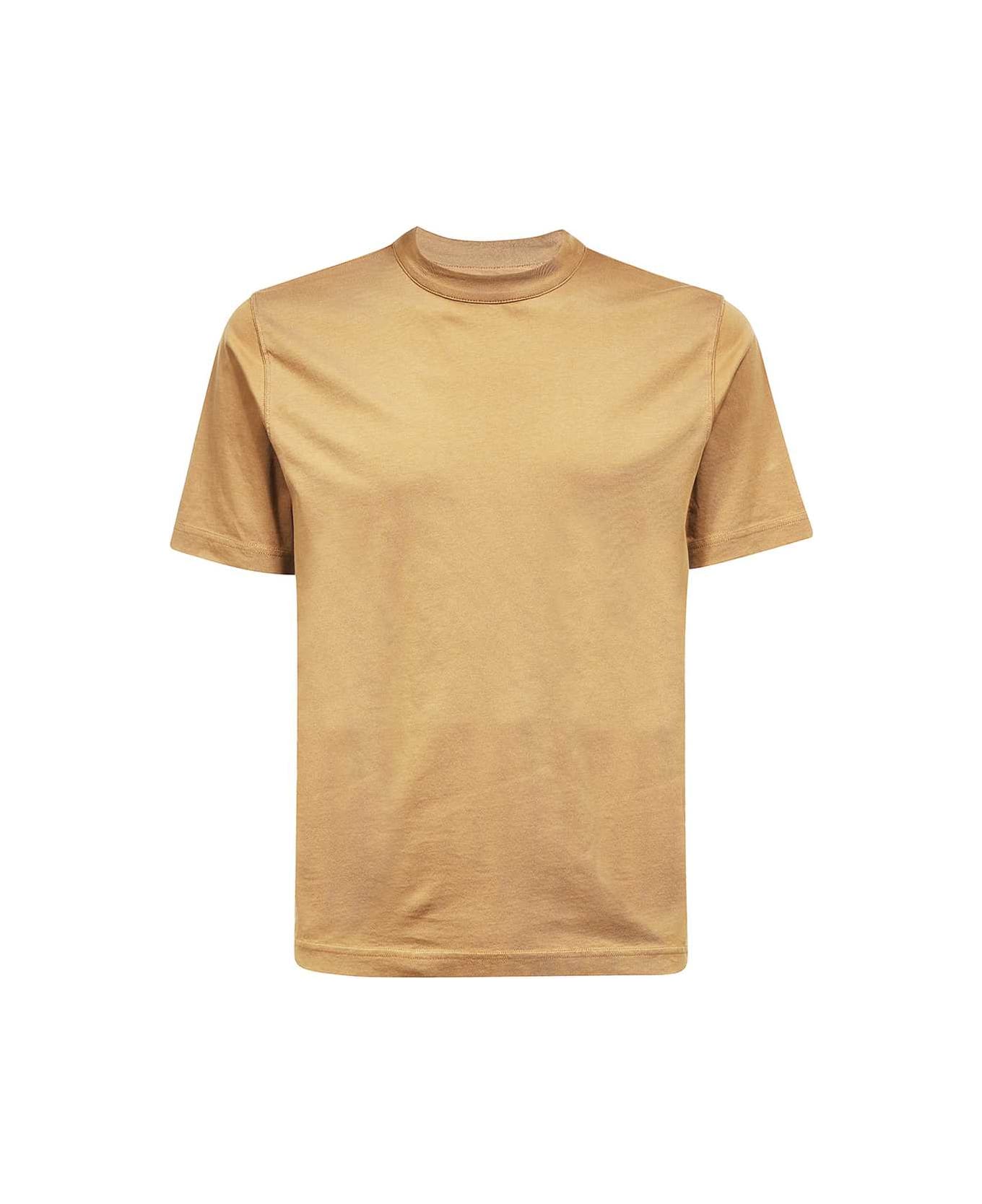 HERON PRESTON Cotton T-shirt - brown