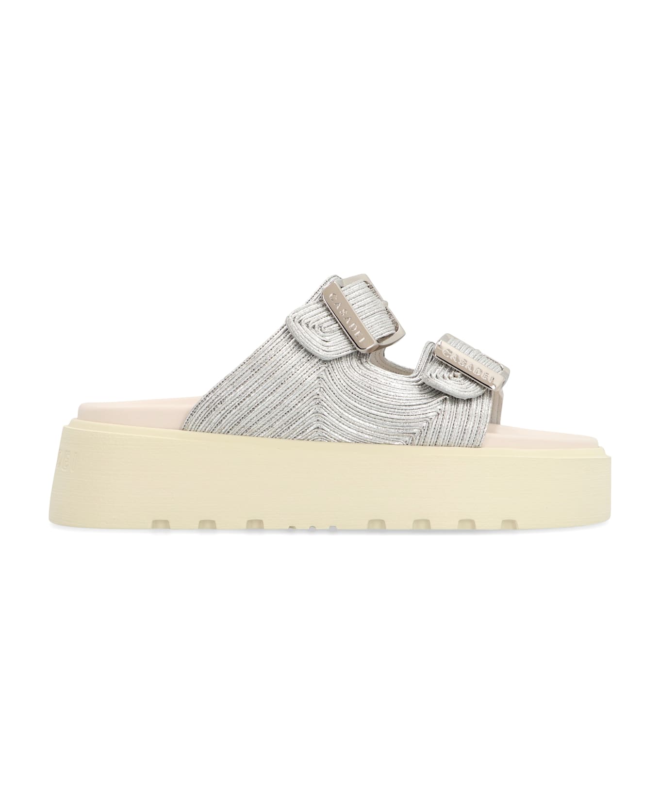 Casadei Zudi Slides - Silver
