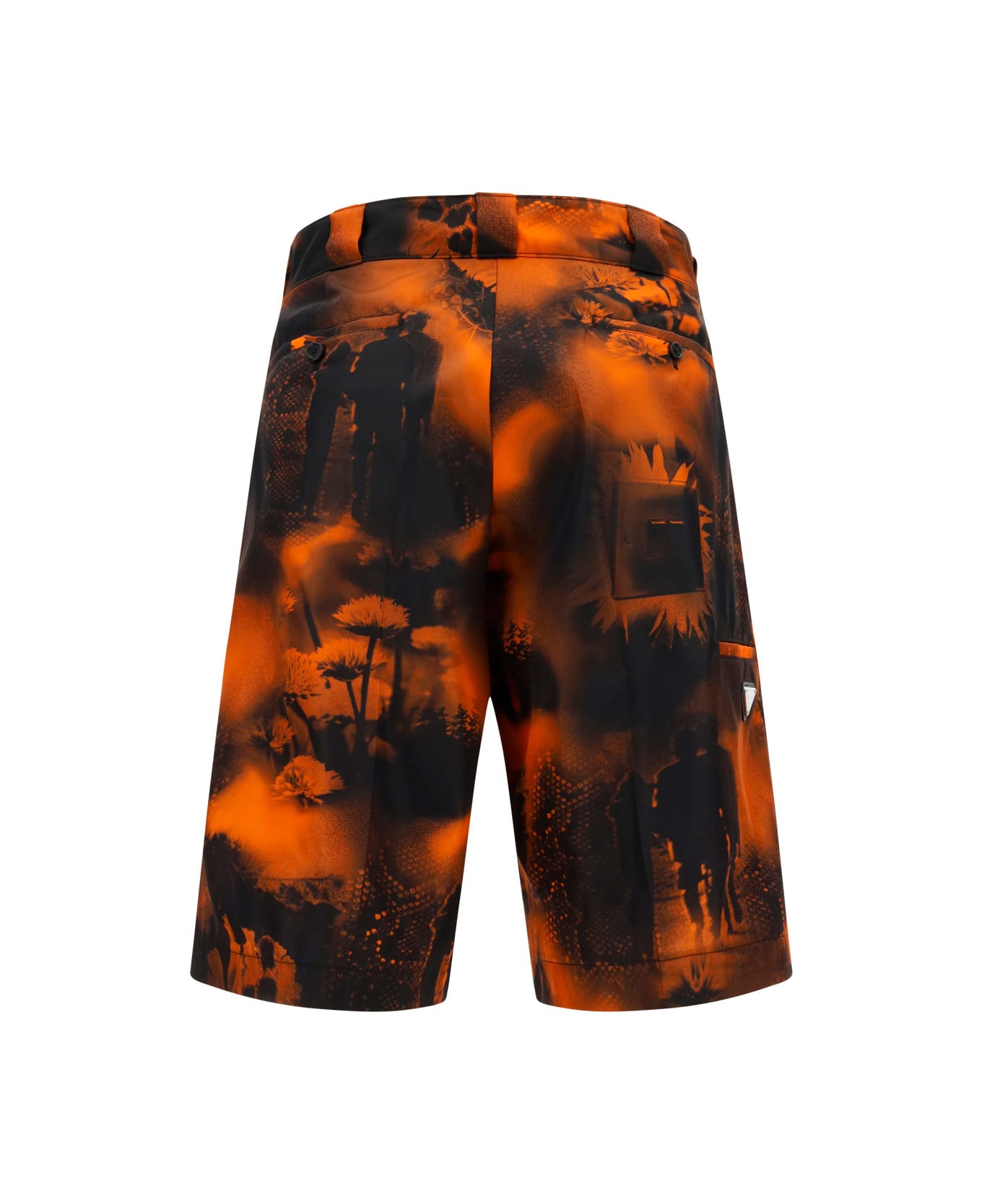 Prada taupe Bermuda Shorts - Arancio