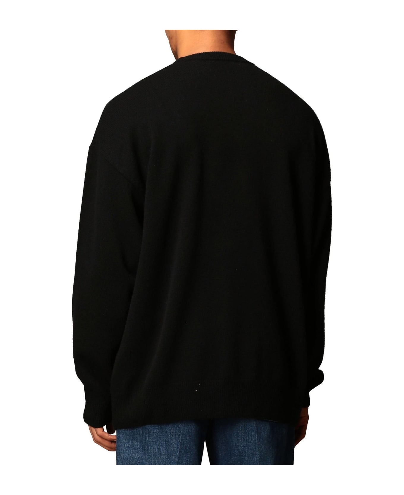 Balenciaga Cashmere Sweater - Black フリース