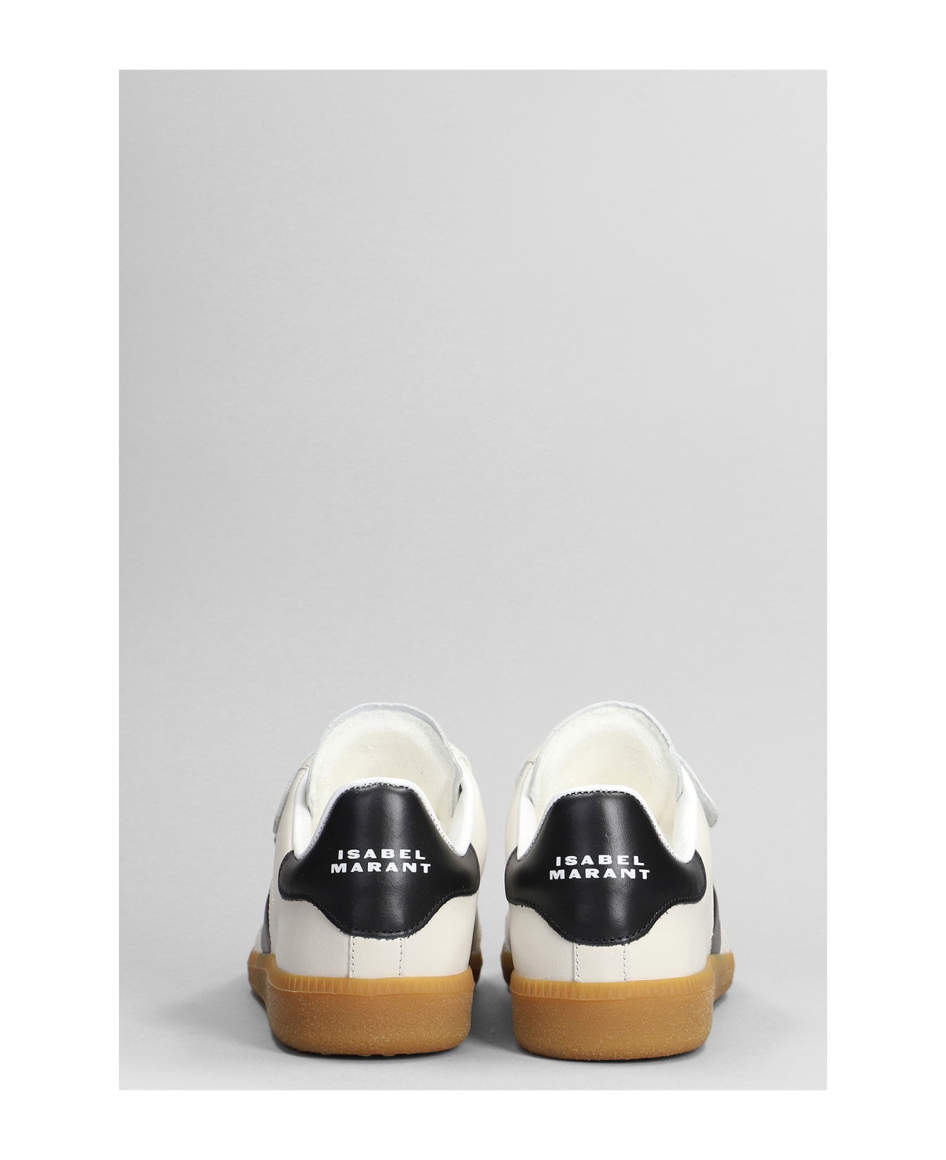 Isabel Marant Beth Sneakers In White Suede And Leather - white