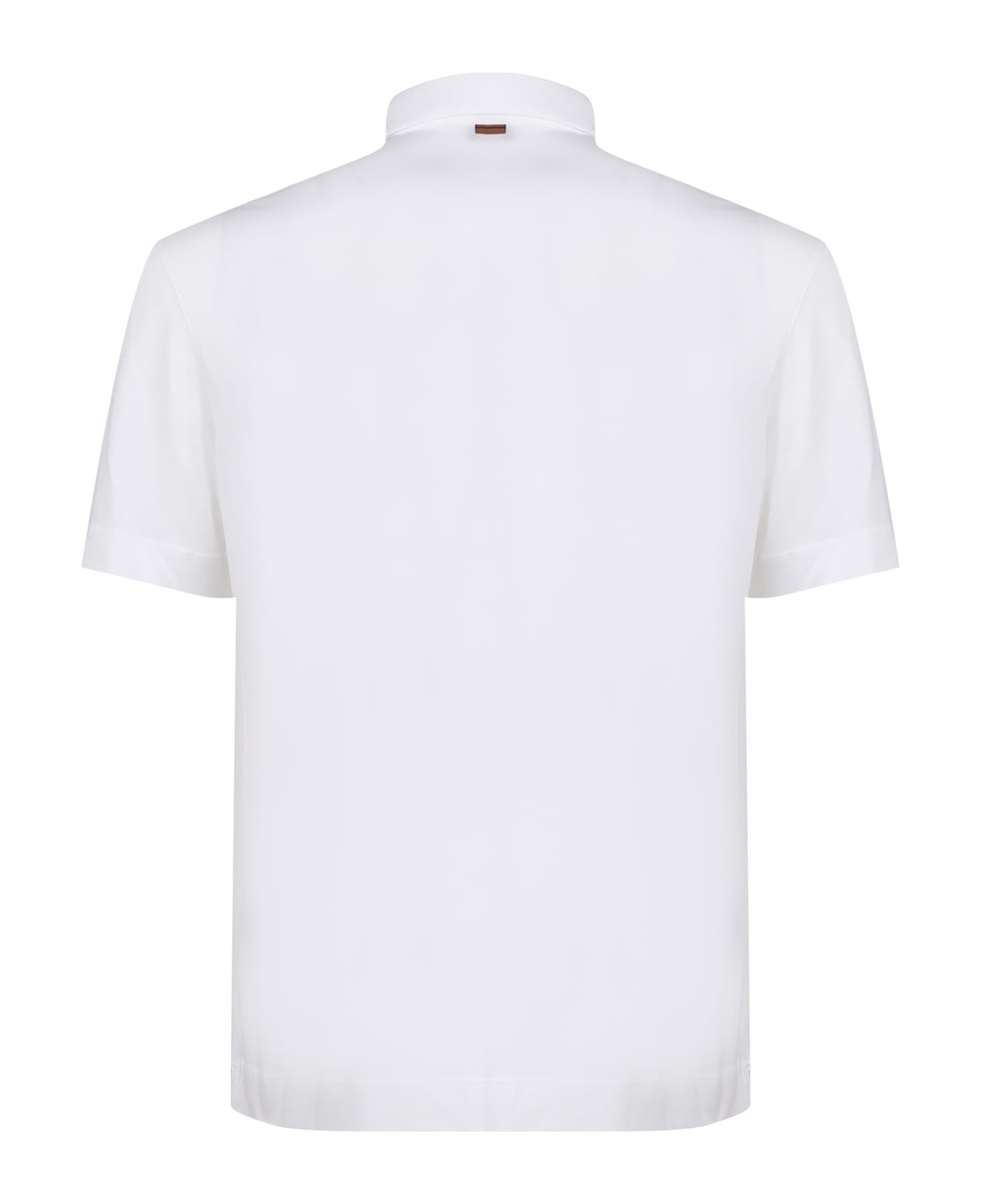 Zegna Polo T-shirt In Cotton - White シャツ