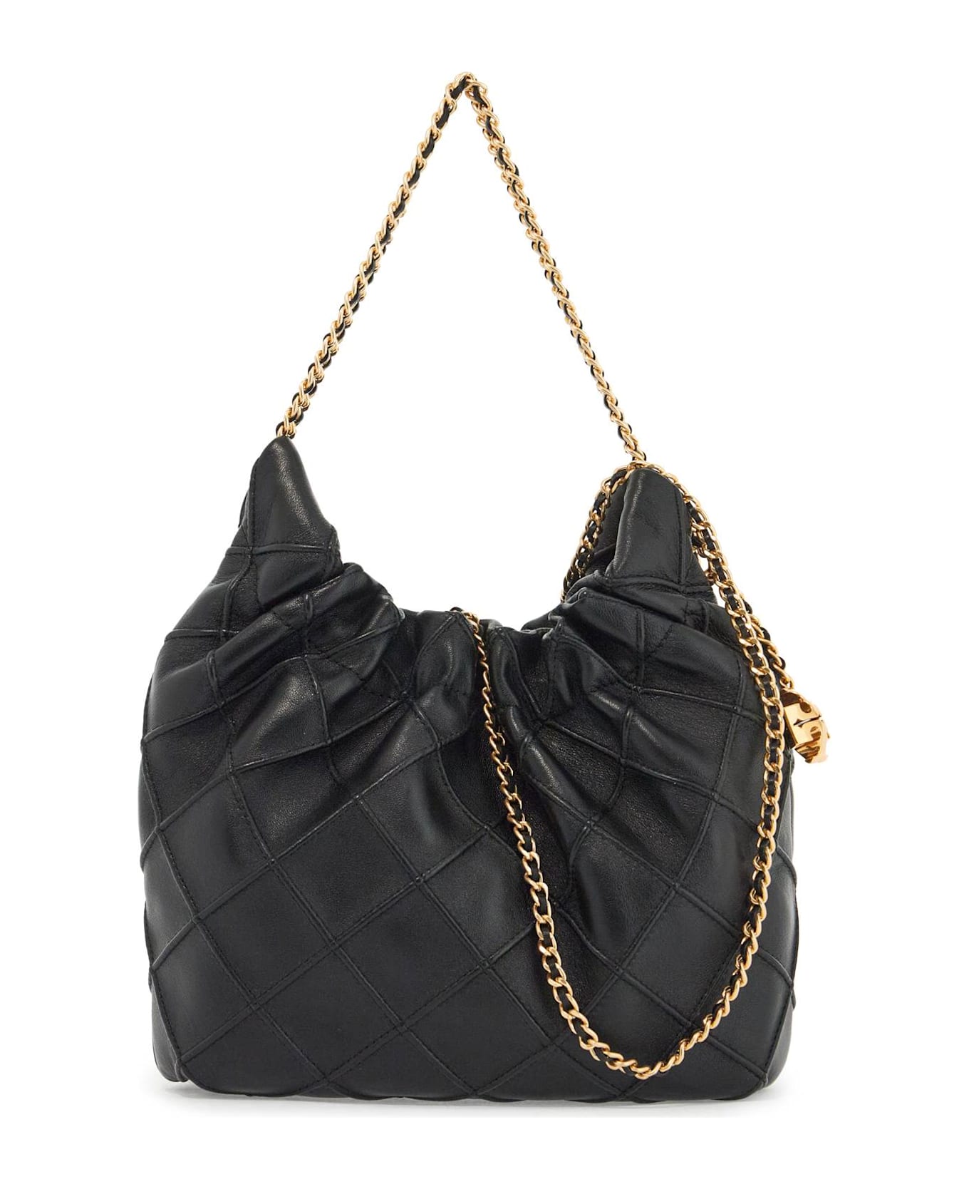 Tory Burch Mini Fleming Hobo Bag - Black トートバッグ