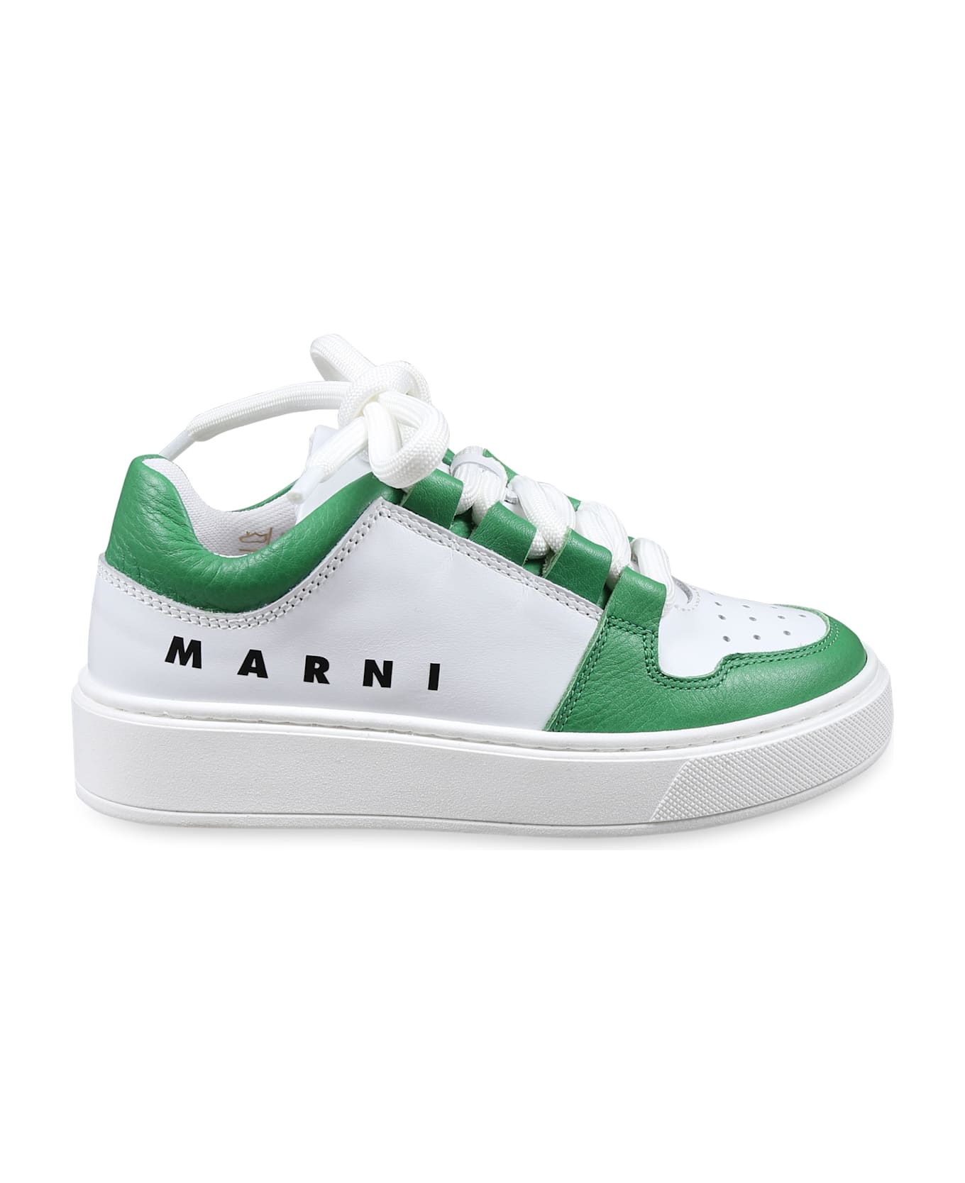 Marni White Sneakers For Kids With Logo - White