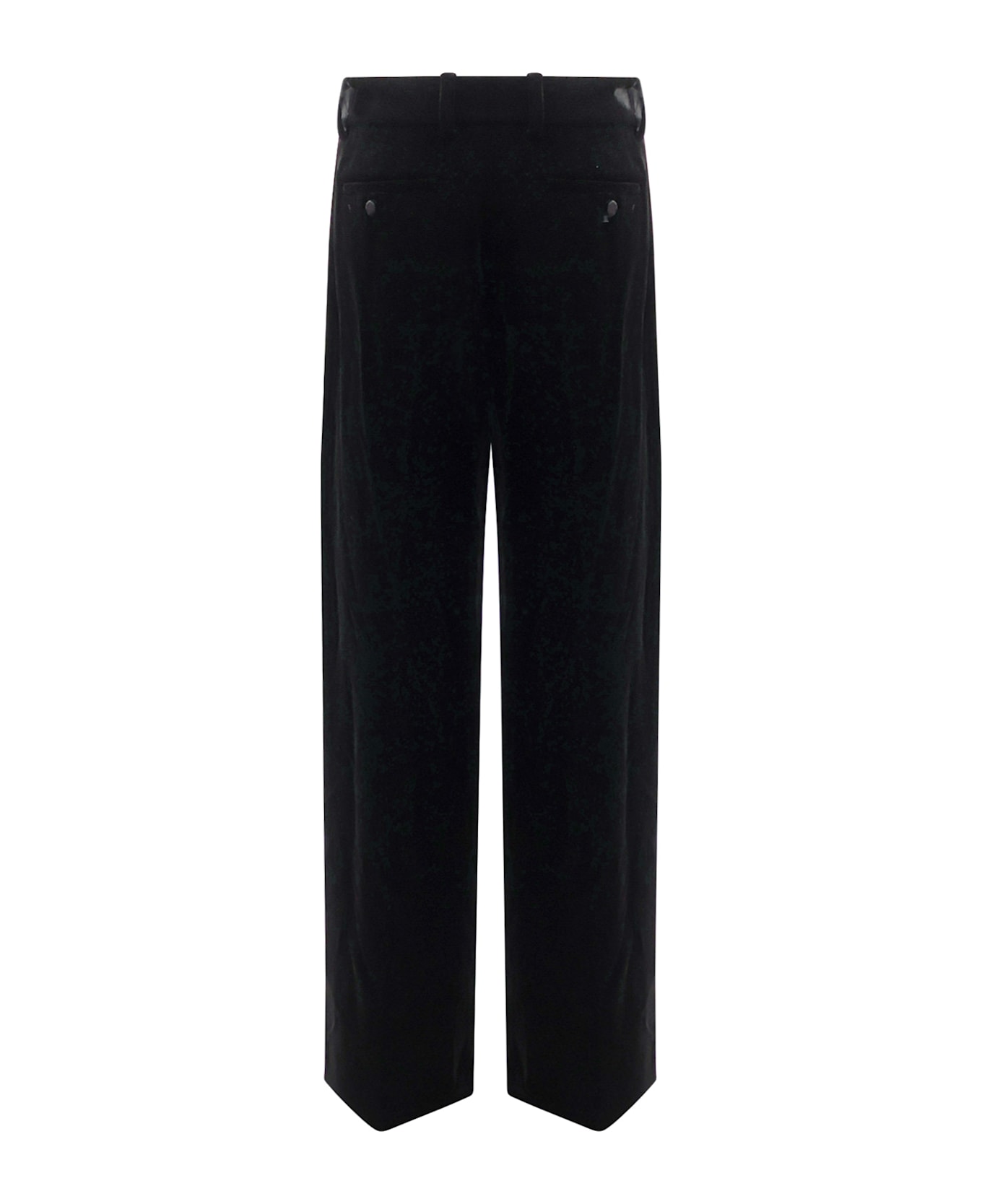 Alexander McQueen Velvet Trousers - Black