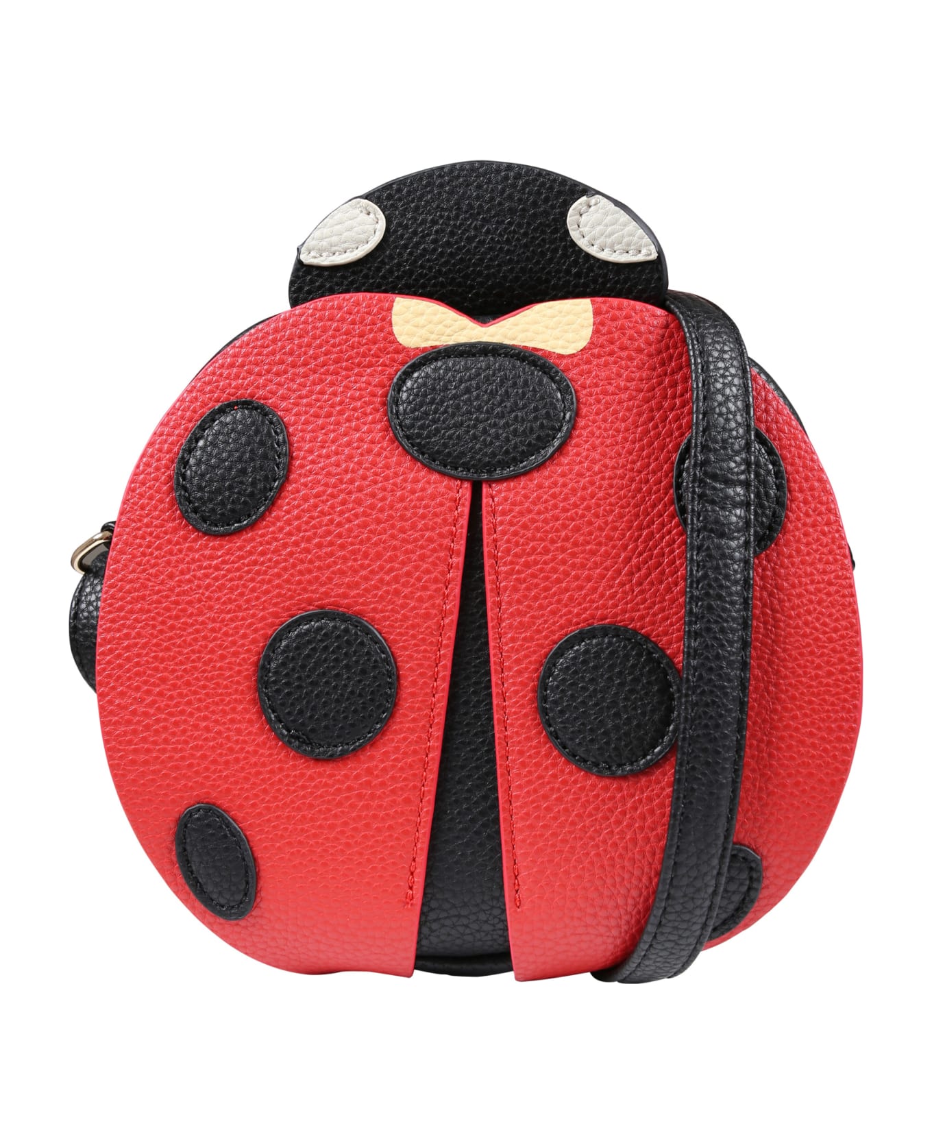 Molo Casual Red Ladybug-shaped Bag For Girl - Red