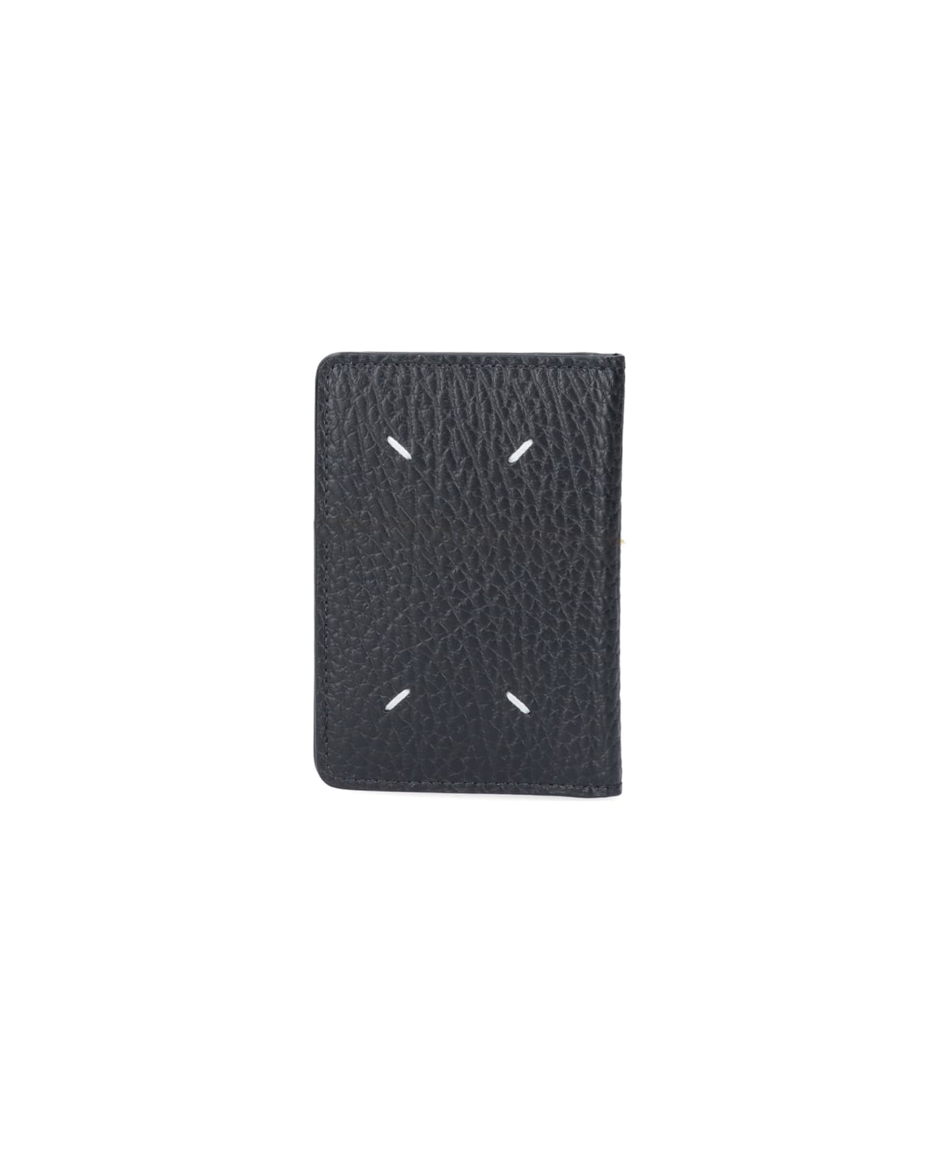 Maison Margiela 'four Stitches' Card Holder - Black  