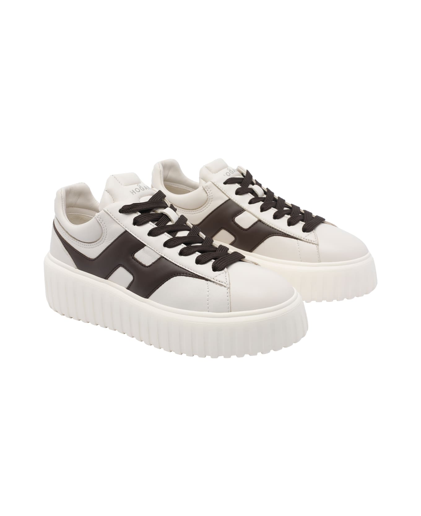 Hogan H-stripes Sneakers - White