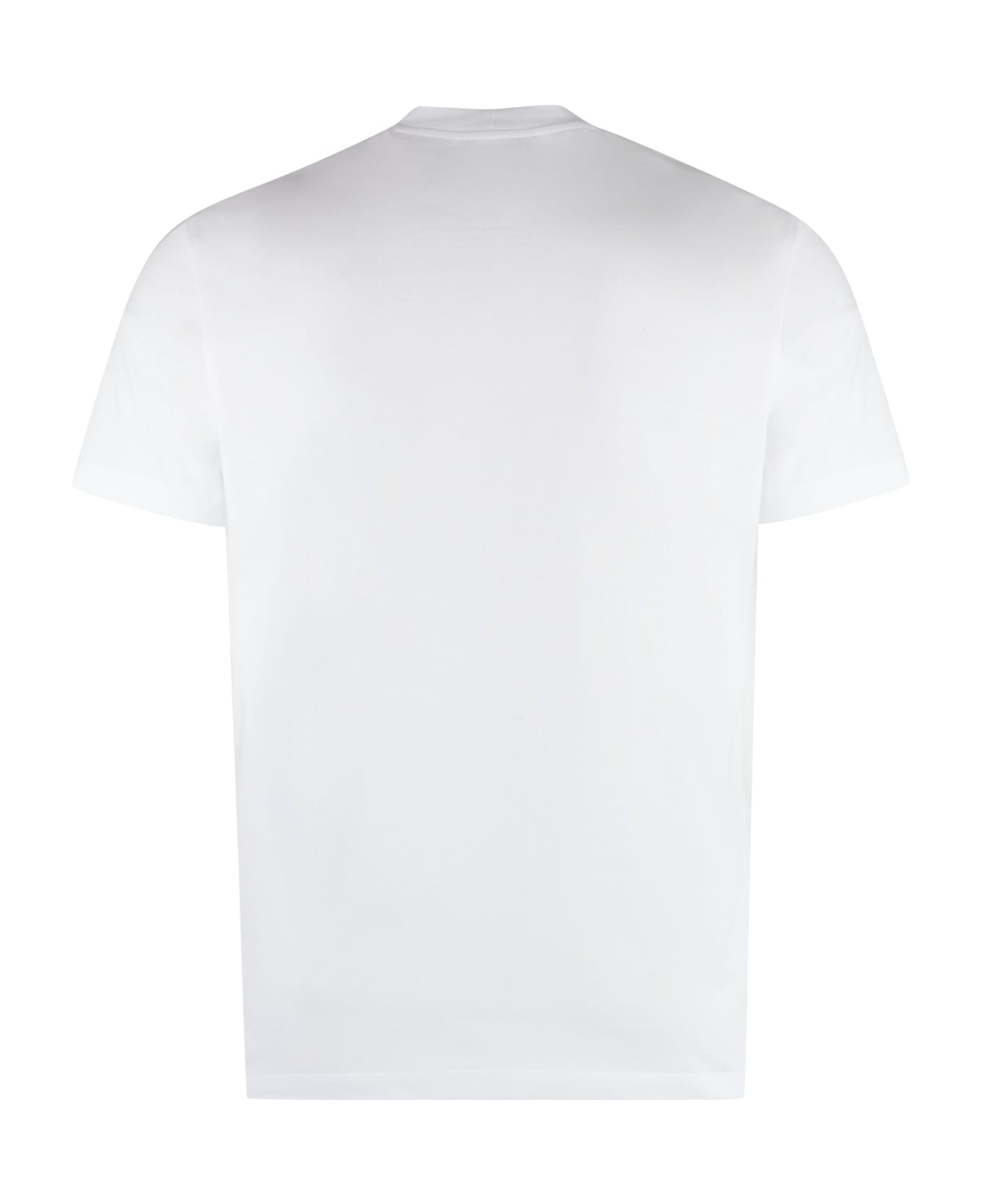 Ferragamo Cotton Crew-neck T-shirt - White シャツ