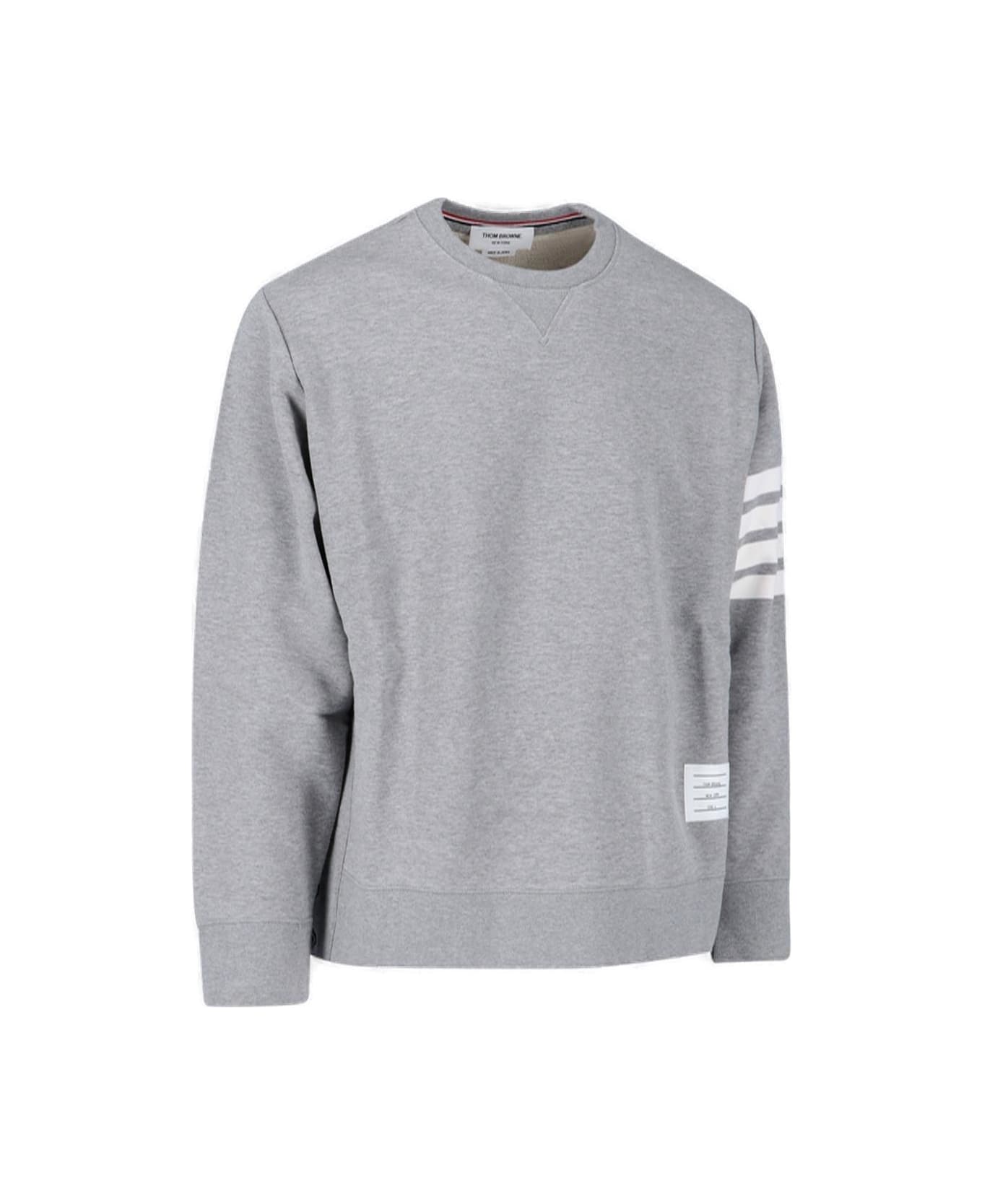 Thom Browne 4-bar Stripe Sweatshirt - LIGHT GREY