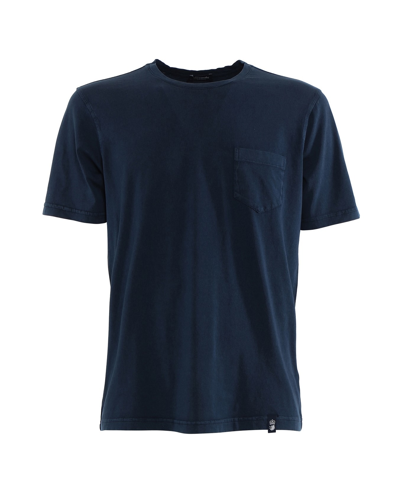 Drumohr Tshirt Pocket - Blue