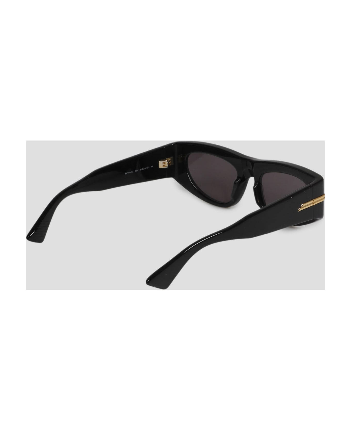 Bottega Veneta Eyewear Mitre Sunglasses - Black サングラス