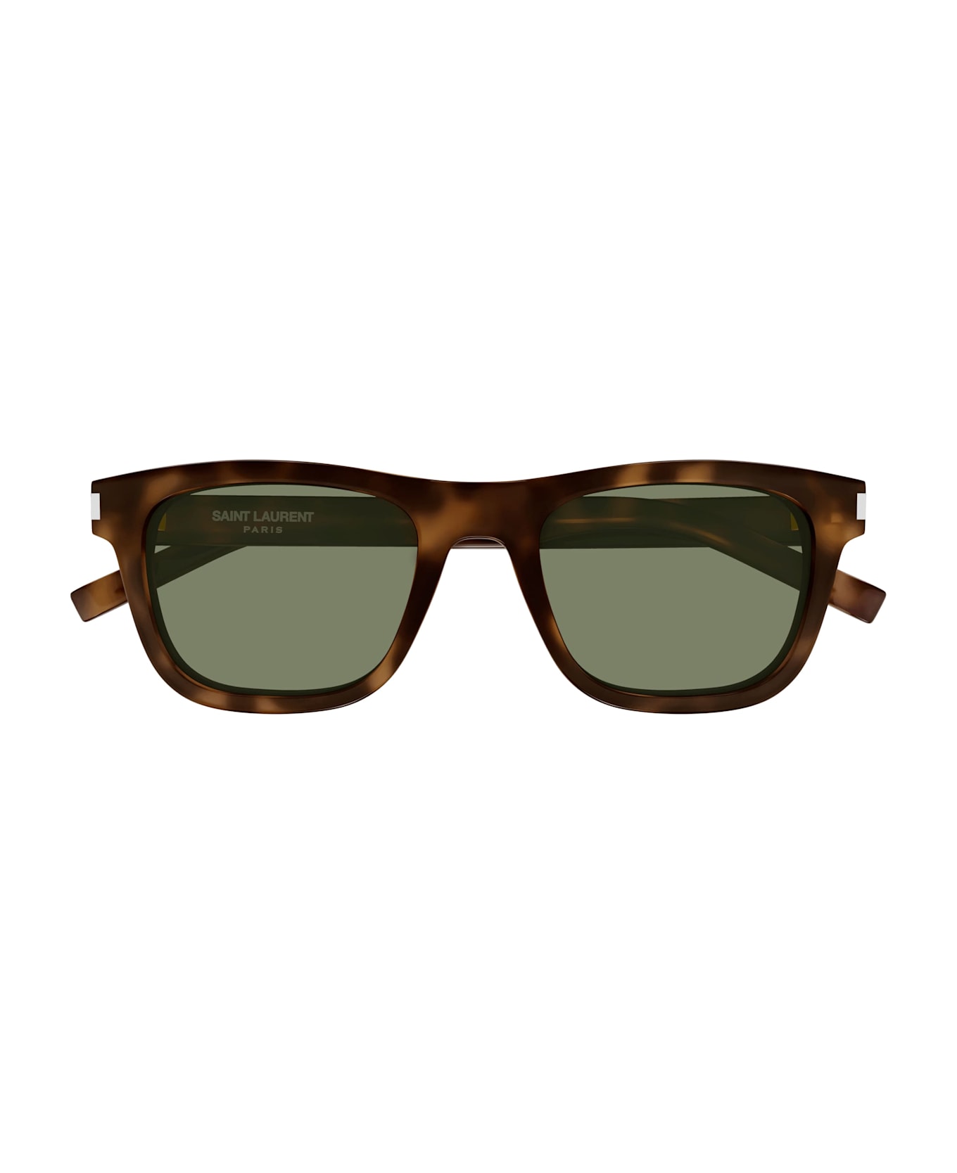 Saint Laurent Sl 819-003 - Havana / Green Lens Sunglasses - Havana