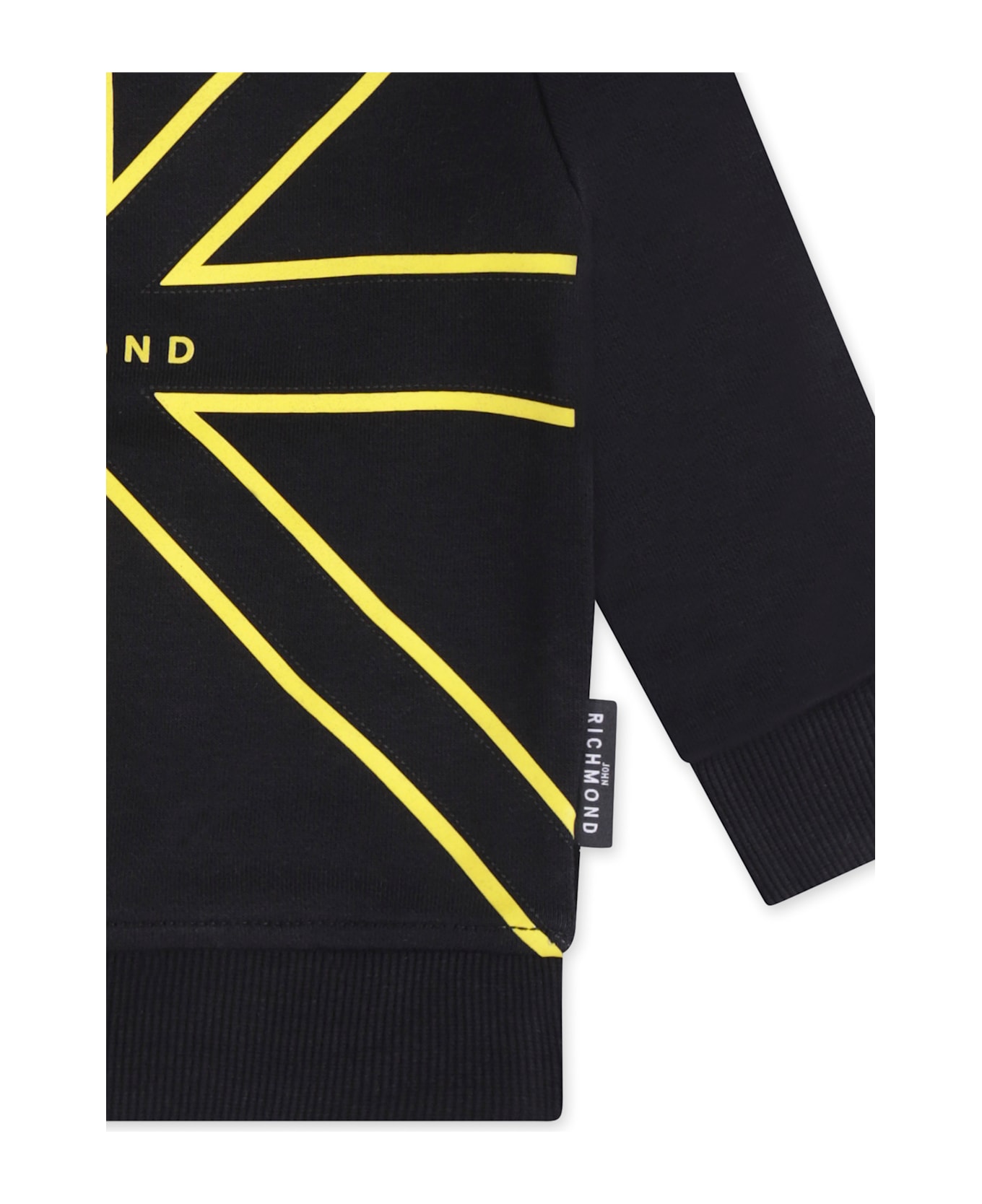 Richmond Black Sweatshirt For Baby Boy With Logo - Black