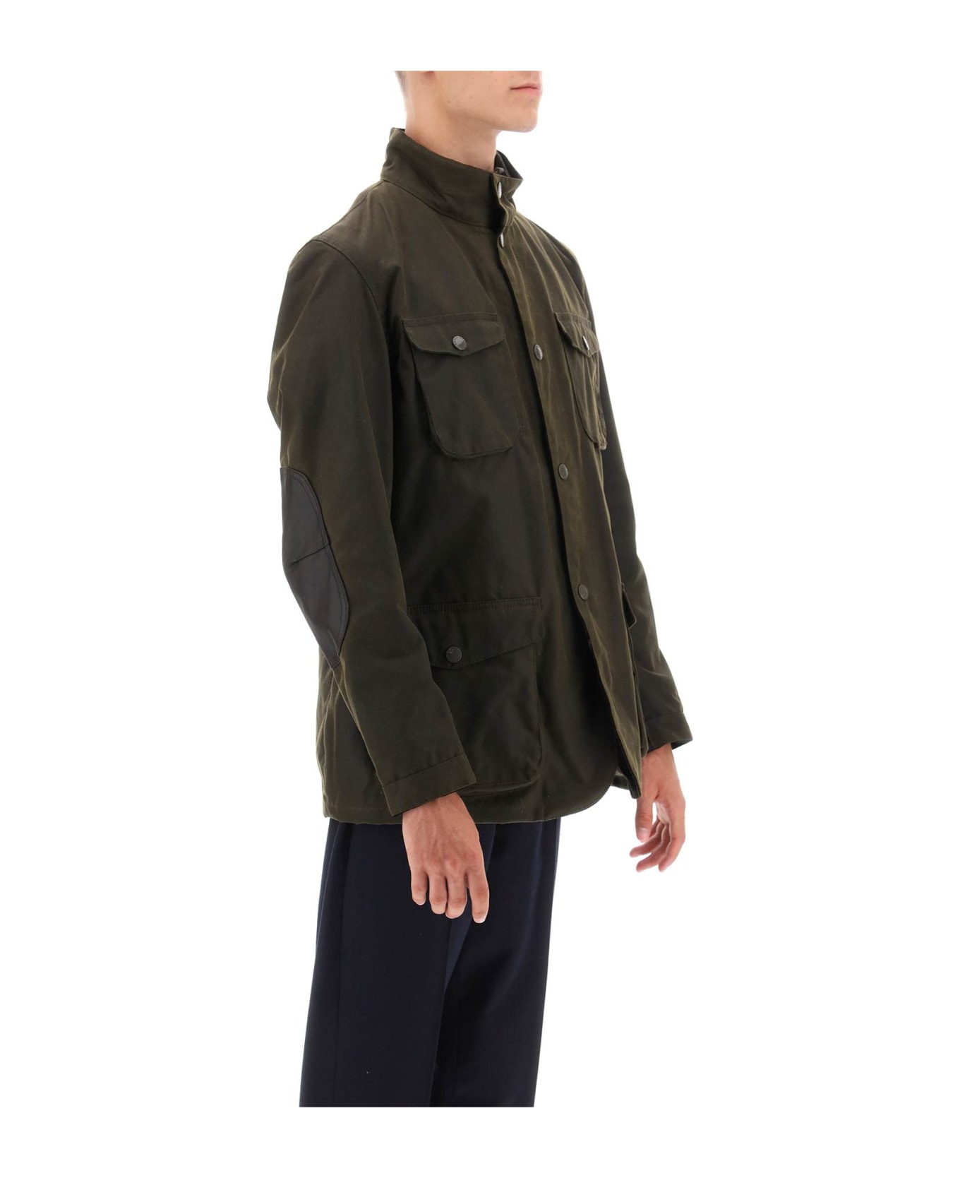 Barbour 'ogston' Waxed Jacket - Olive