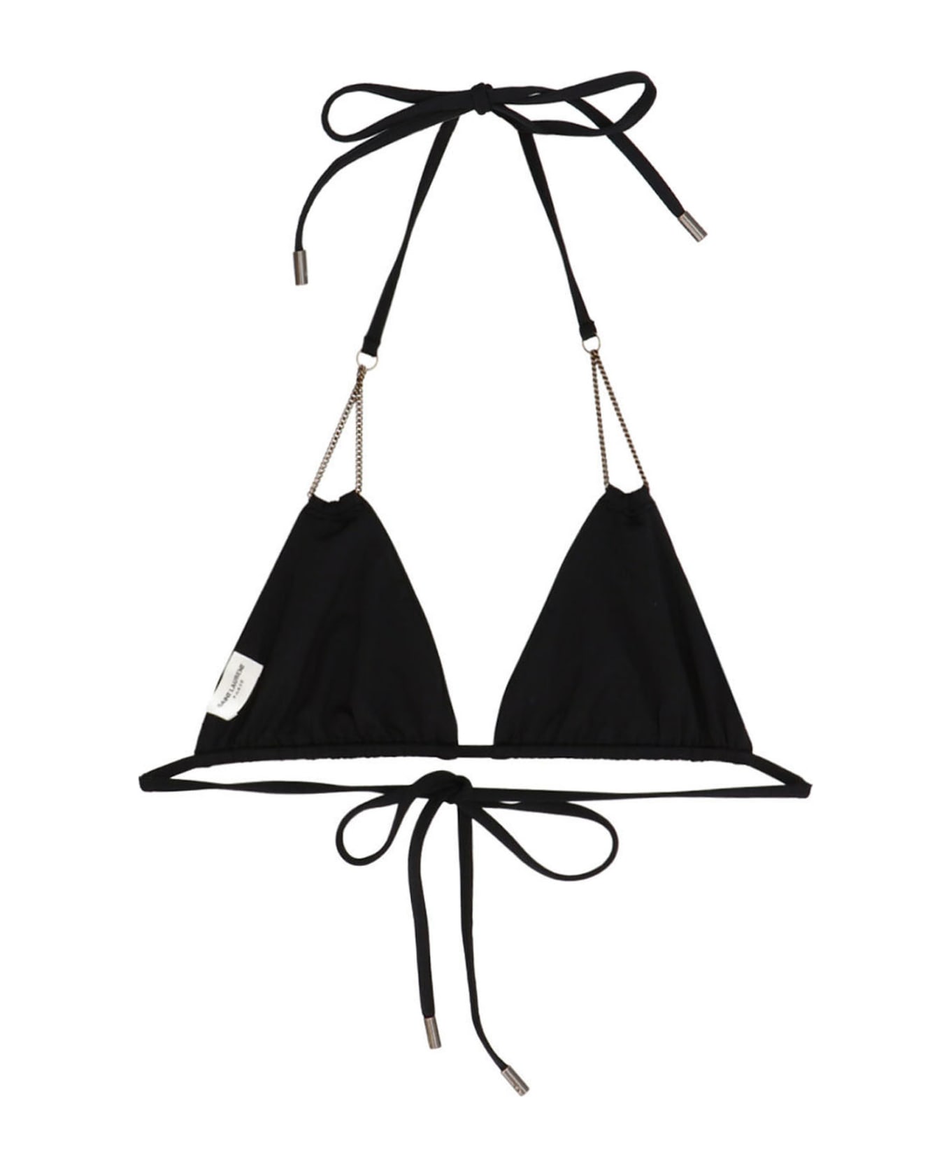 Saint Laurent Bikini Top - Black