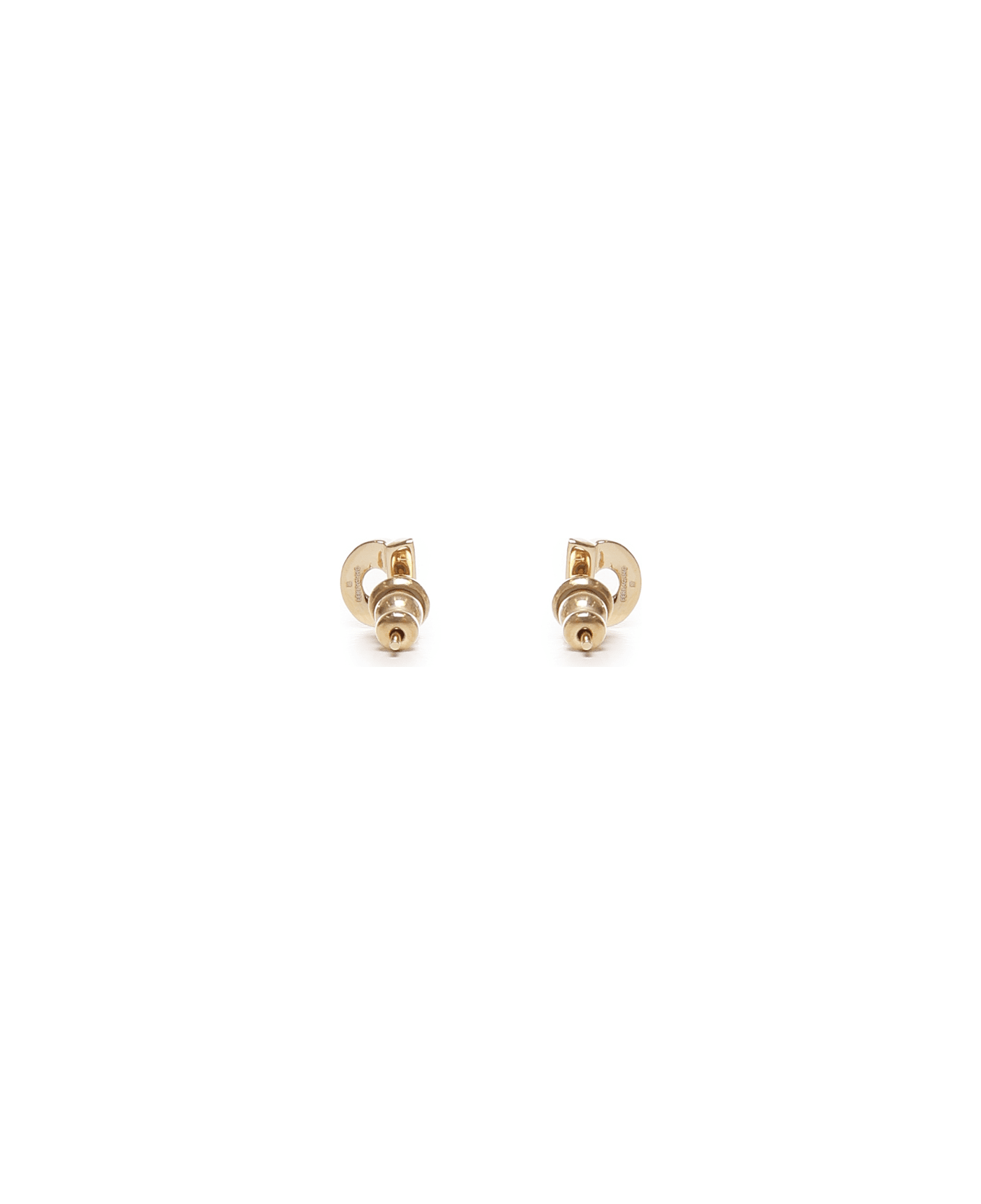 Ferragamo Small Gancini Earrings - Gold