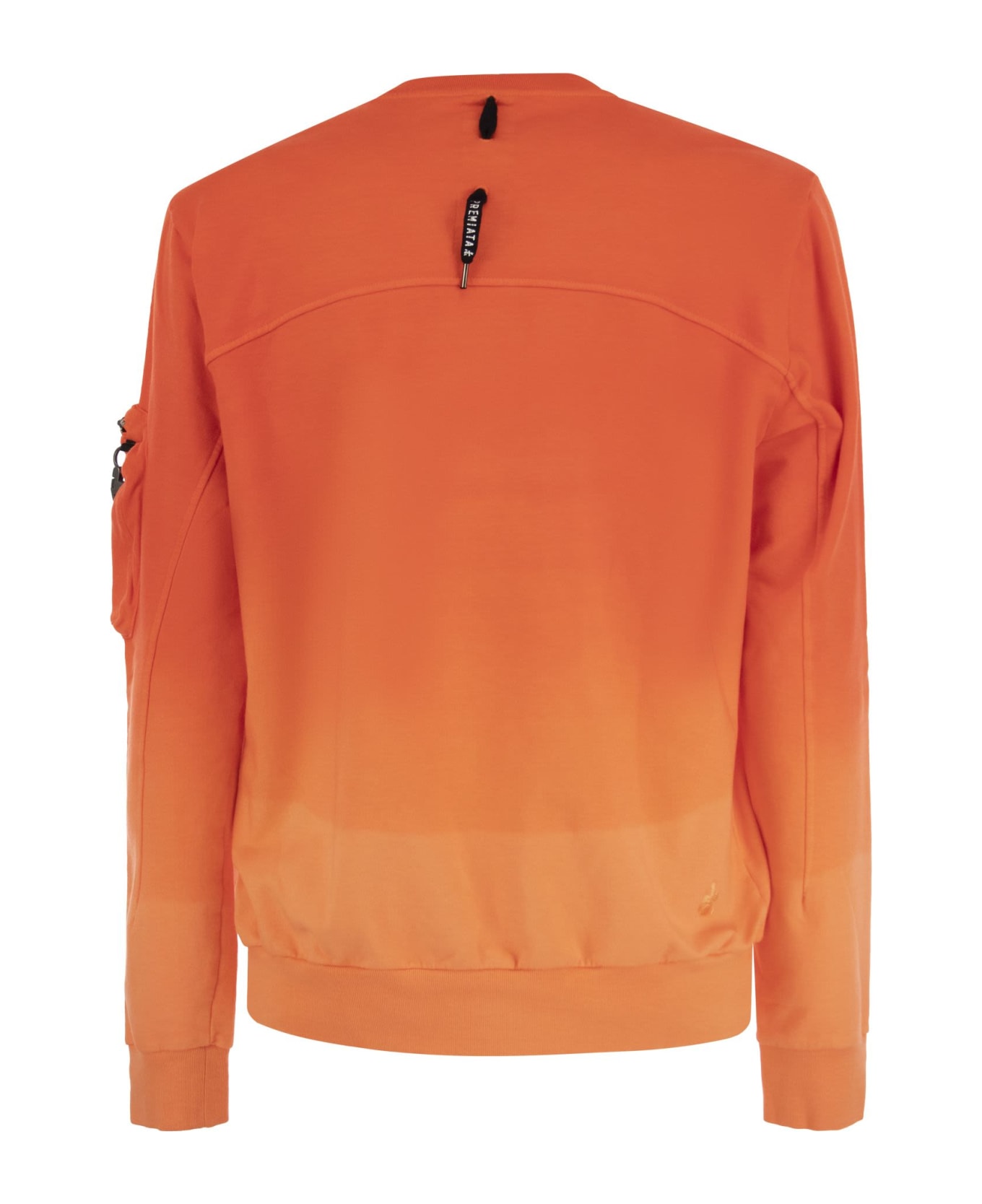 Premiata Crew-neck Sweatshirt With Logo - Orange