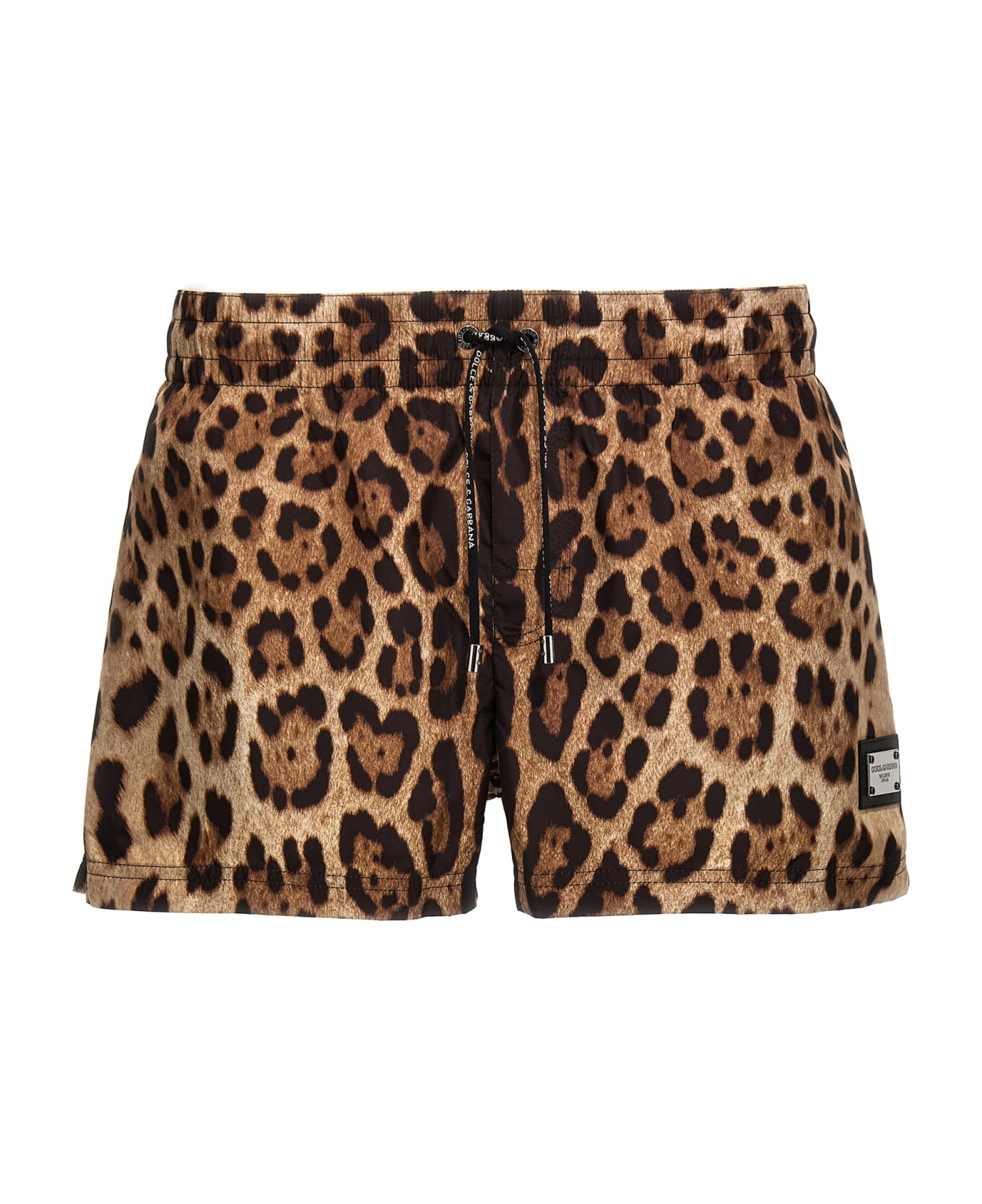 Dolce & Gabbana Animal Print Swimsuit - M Leo New ショートパンツ