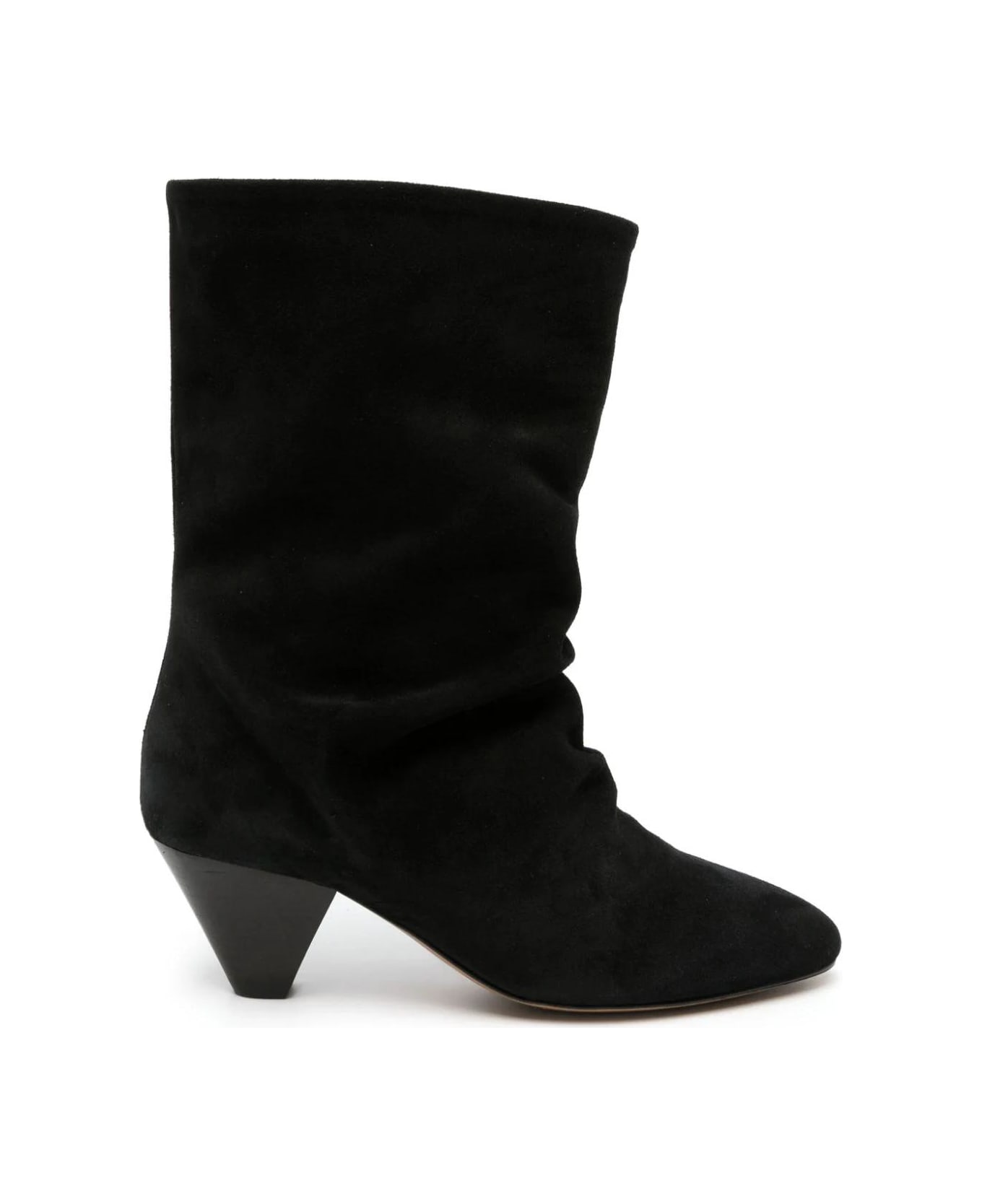 Isabel Marant Reachi 50mm Suede Ankle Boots - Black