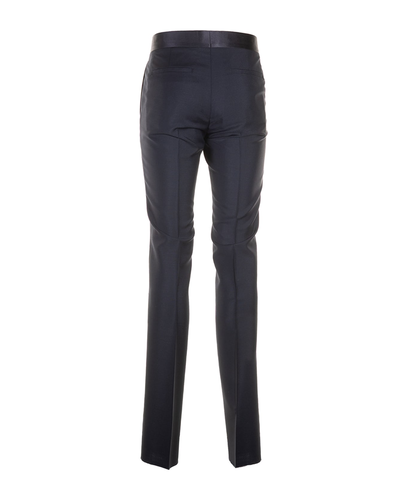 Givenchy Slim Suit Trousers In Wool And Mohair - NIGHT BLU