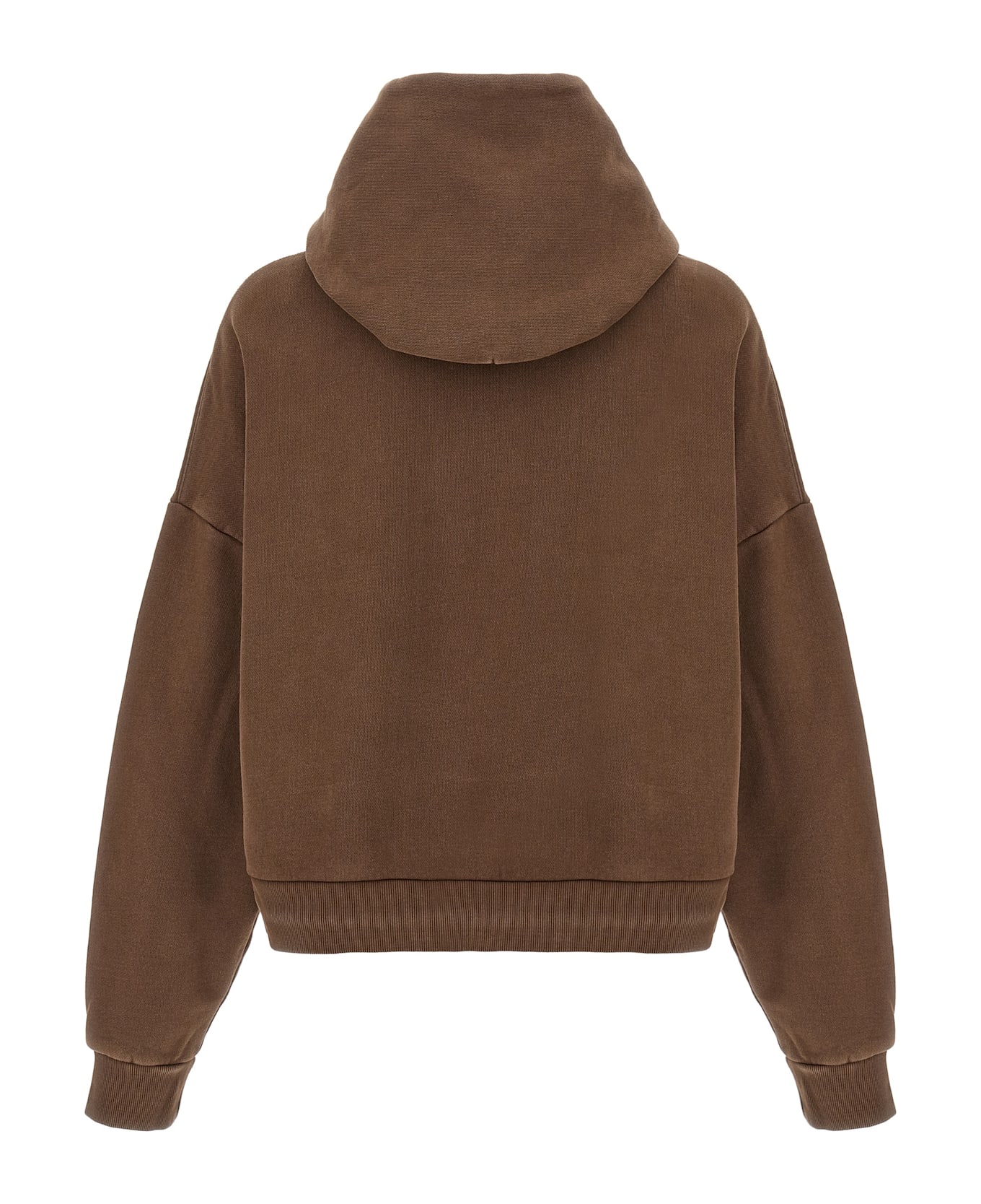 Entire Studios Cropped Hoodie - Bt Brunette
