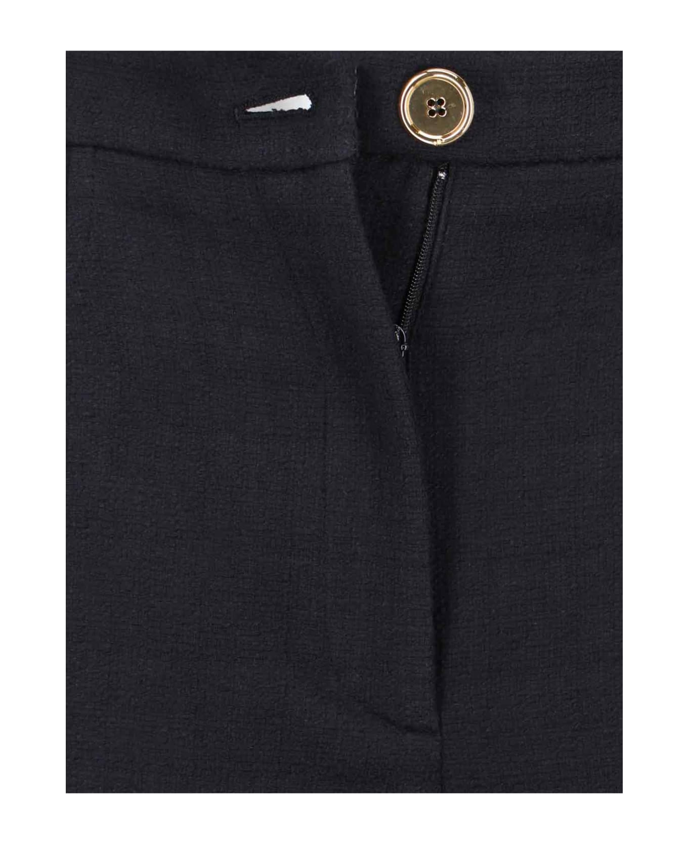 Patou Gold Button Trousers - Black  