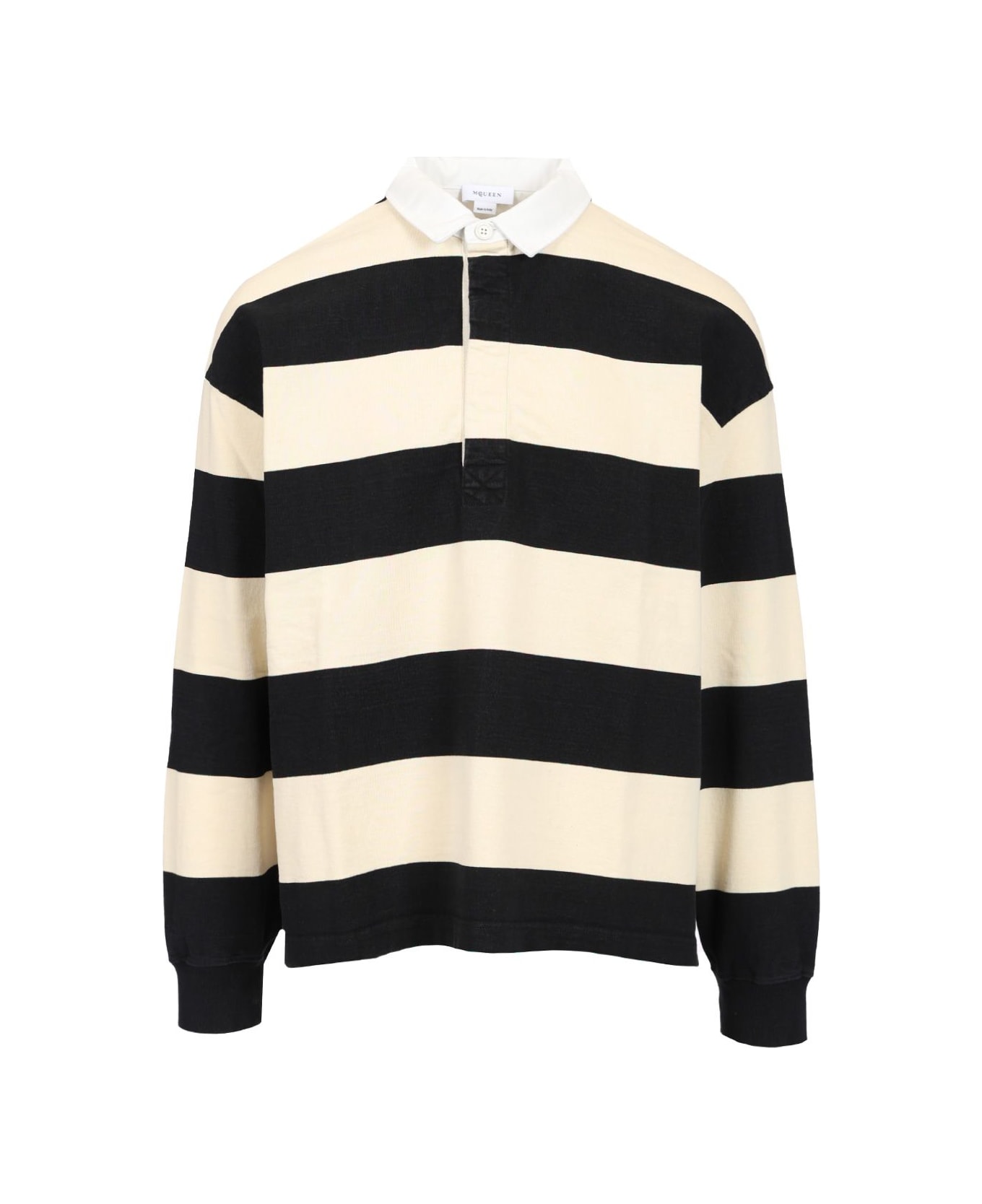 Alexander McQueen Oversized Rugby Polo - Multicolor